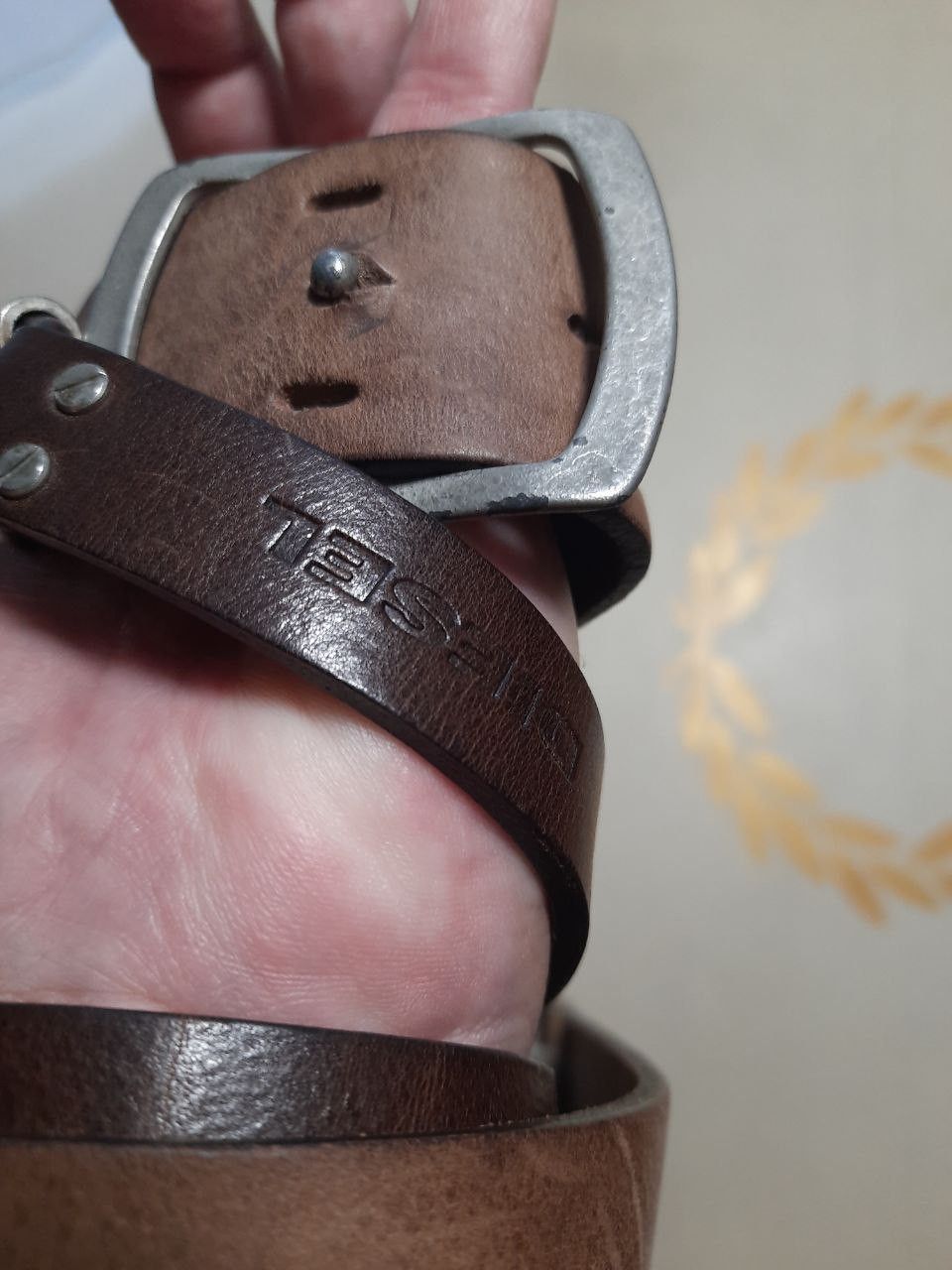 Diesel Diesel Leather Belt Vintage Size ONE SIZE - 3 Thumbnail