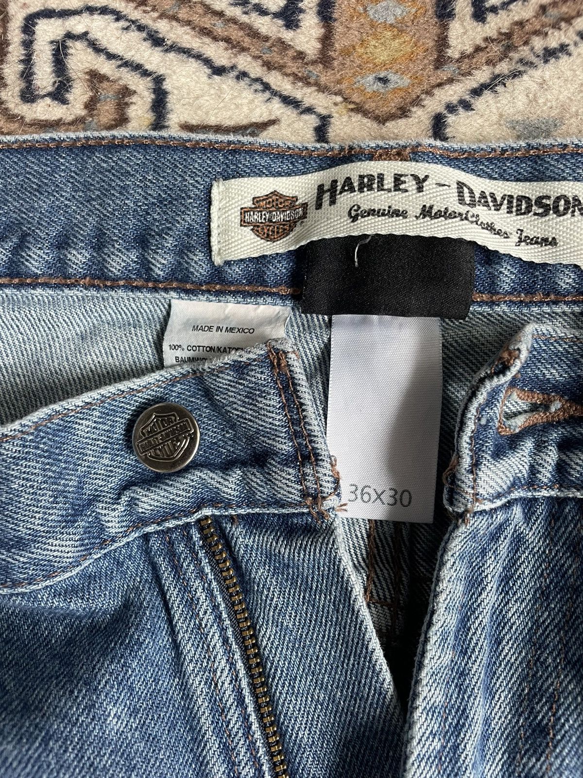Vintage Vintage Harley Davidson Jeans Size US 36 / EU 52 - 6 Thumbnail