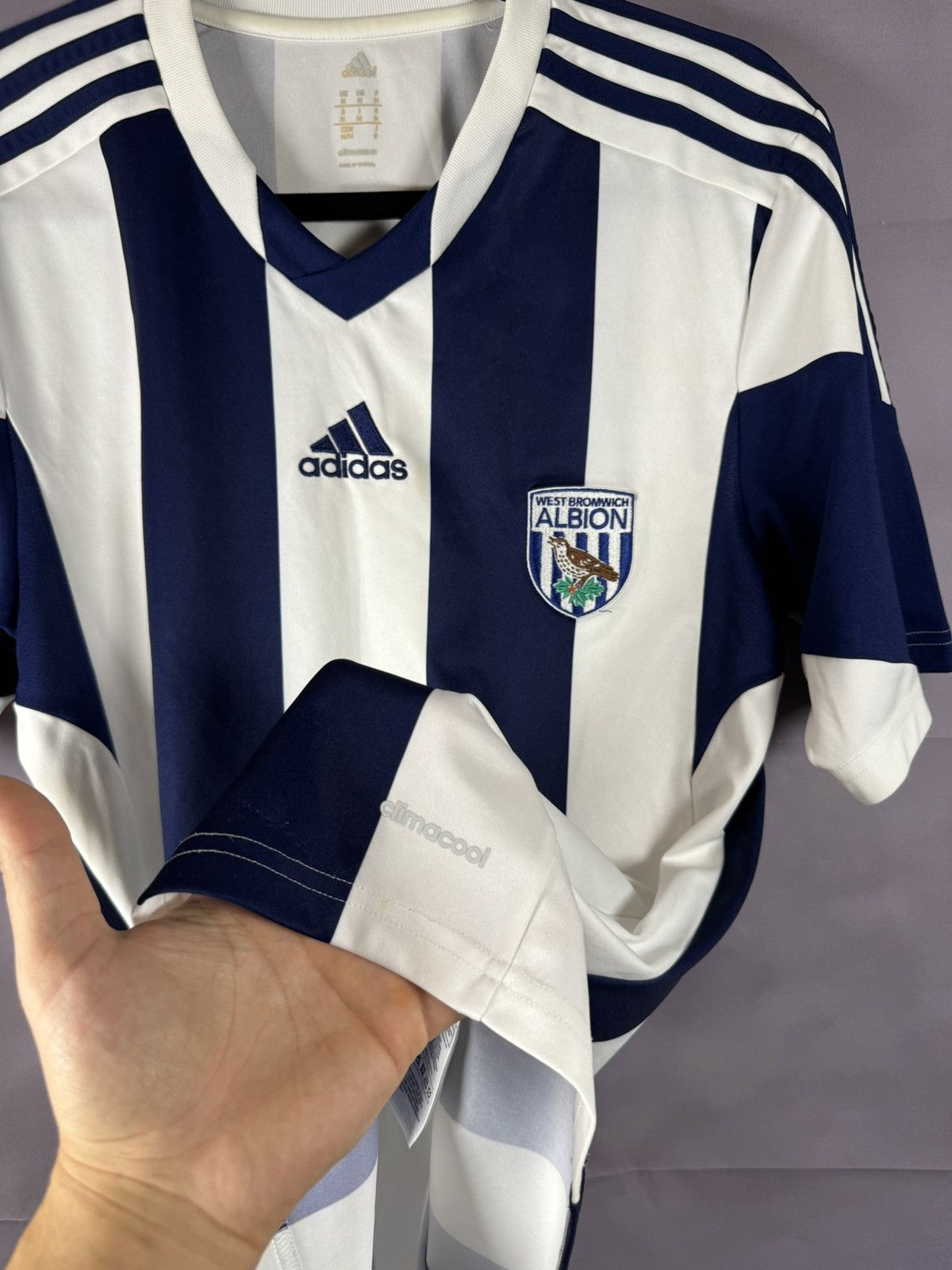 Adidas × Vintage Vintage West Bromwich Albion 2013/14 Adidas Jersey Blokcore Size US M / EU 48-50 / 2 - 9 Thumbnail