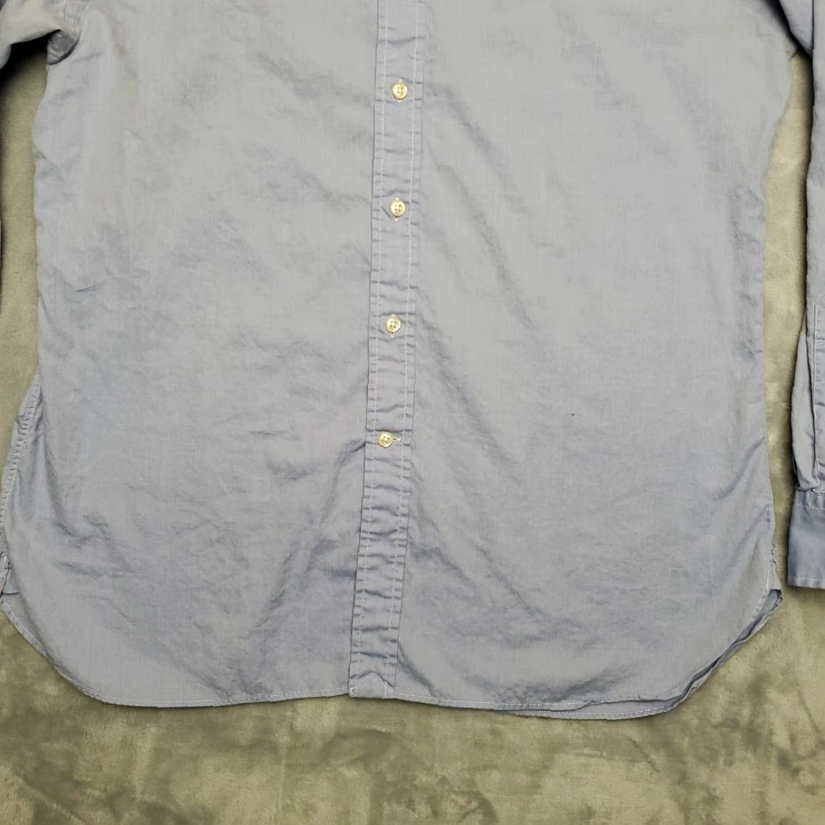 Polo Ralph Lauren Polo Ralph Lauren Shirt Mens 16 Blue Long Sleeve 100% Cotton Dress Casual Button-Up Size US L / EU 52-54 / 3 - 2 Thumbnail
