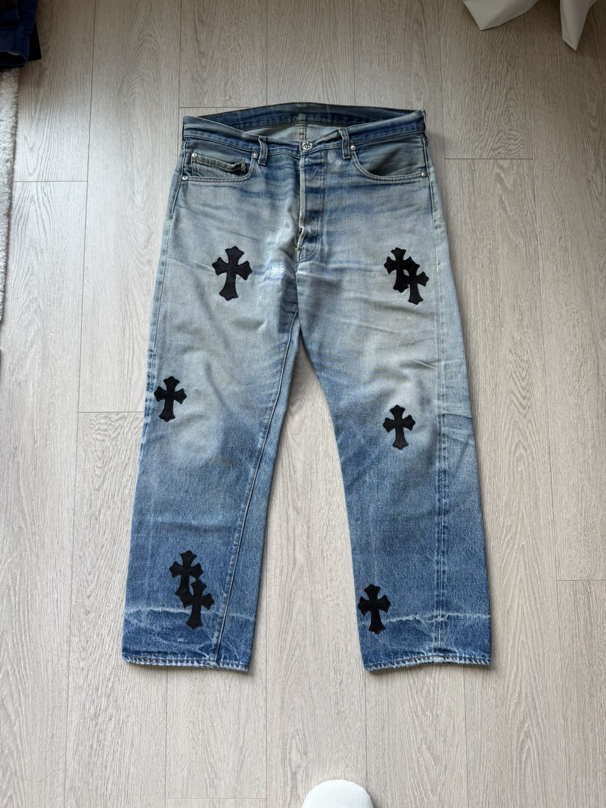 Chrome Hearts Chrome Hearts Levi’s 501 Denim Jeans Size US 36 / EU 52 - 1 Thumbnail