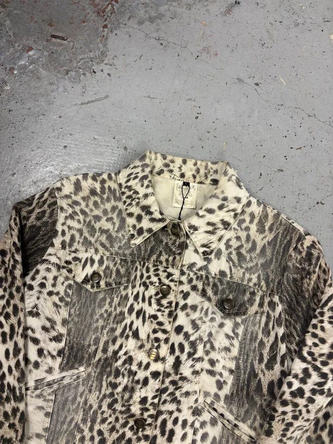 Just Cavalli AW2005 Cavalli Leopard Print White Jacket Size S / US 4 / IT 40 - 2 Thumbnail