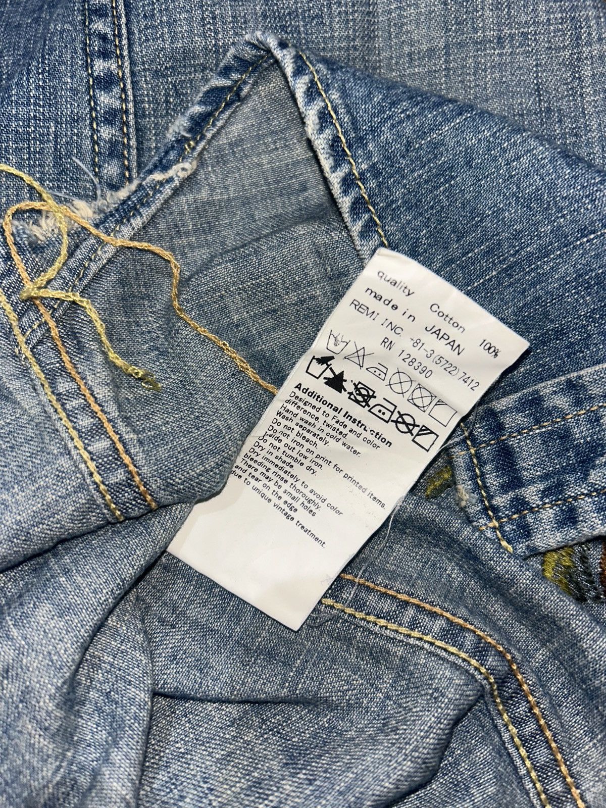 Remi Relief Remi Relief Embroidery Western Denim Shirt Size S / US 4 / IT 40 - 11 Thumbnail