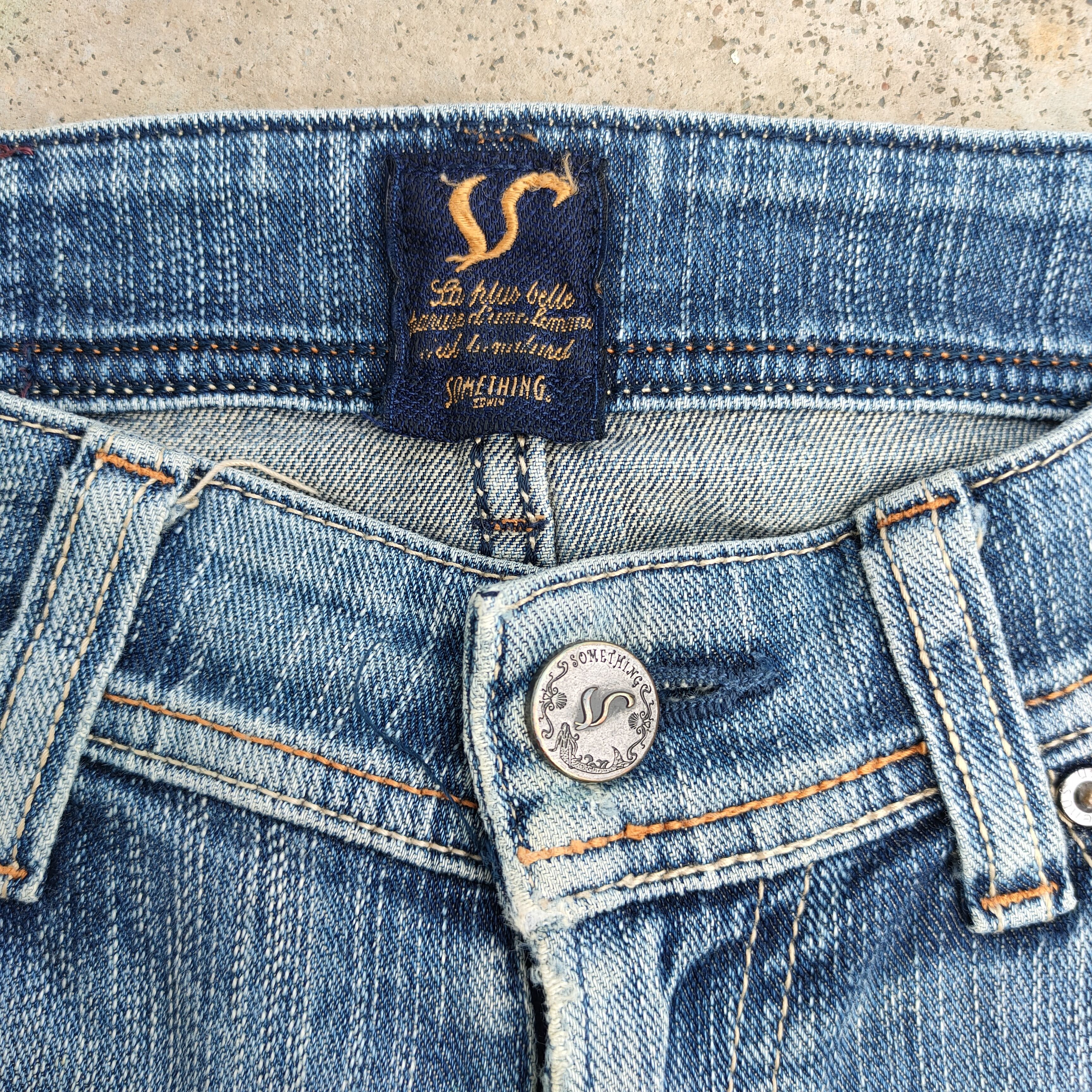 Japanese Brand × Jean FLARE VINTAGE JAPANESE BOOTCUT RIPPED JEANS DENIM PANTS Size US 28 / EU 44 - 4 Thumbnail