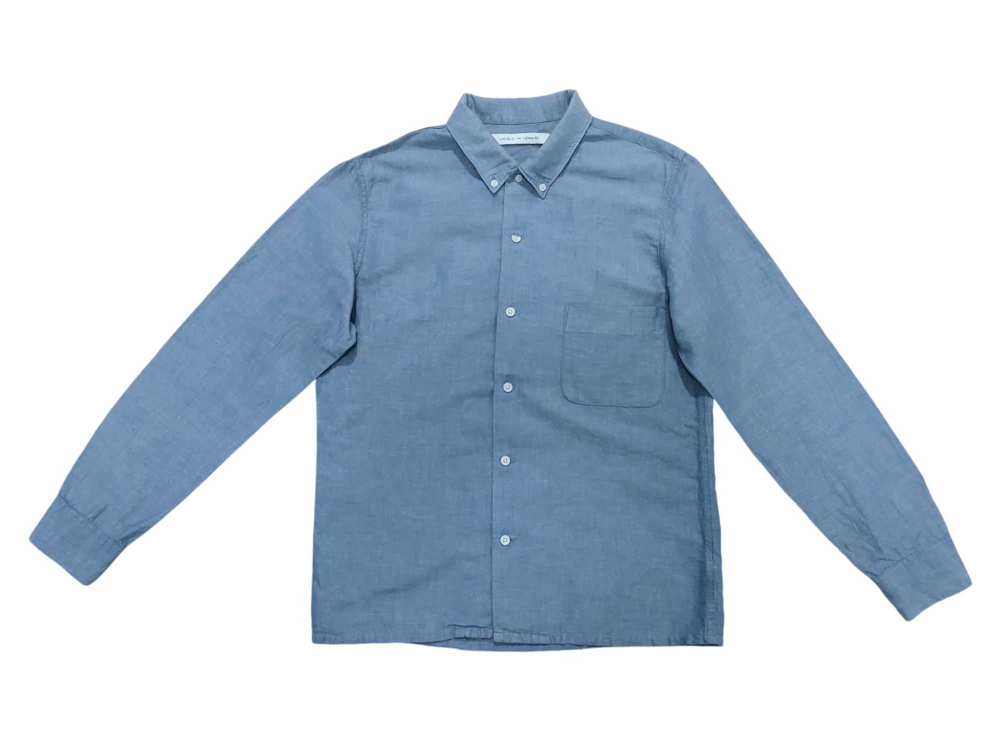 Lemaire Uniqlo X Lemaire Linen Blend Chambray Shirt Size US M / EU 48-50 / 2 - 5 Thumbnail