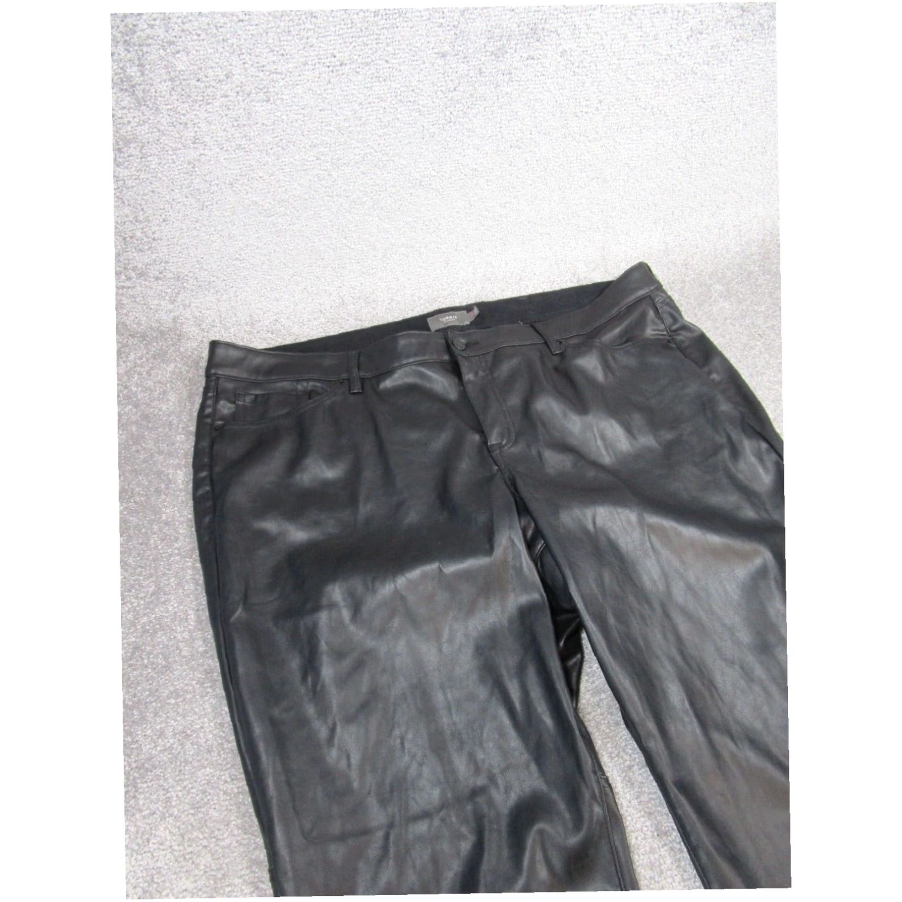 Torrid Torrid Womens Faux Leather Pants Black Skinny Fit 26 XL Size 26" / US 2 / IT 38 - 2 Thumbnail