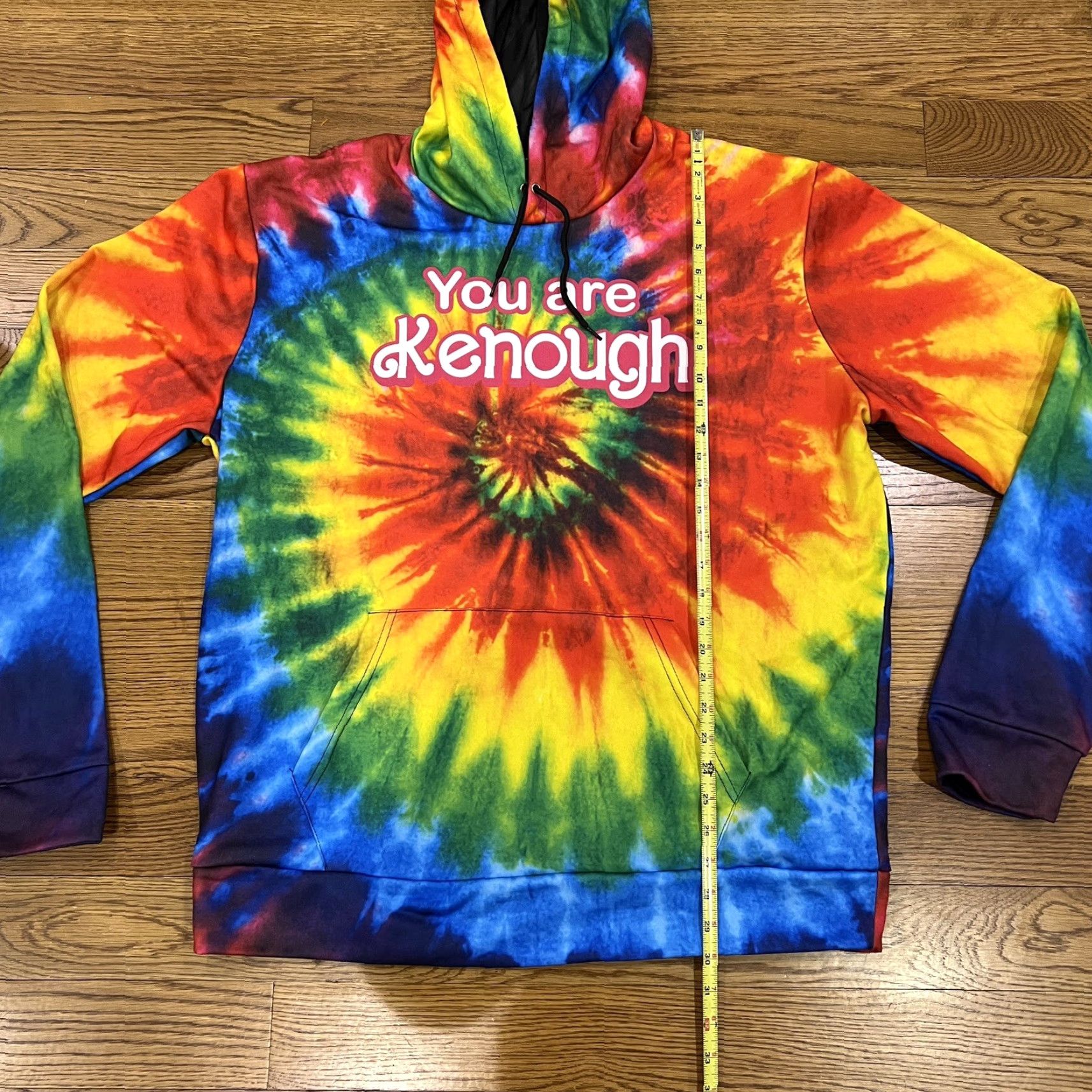 Vintage You Are Kenough Barbie Movie Hoodie Sweatshirt Large Tie Dye Size US L / EU 52-54 / 3 - 5 Thumbnail