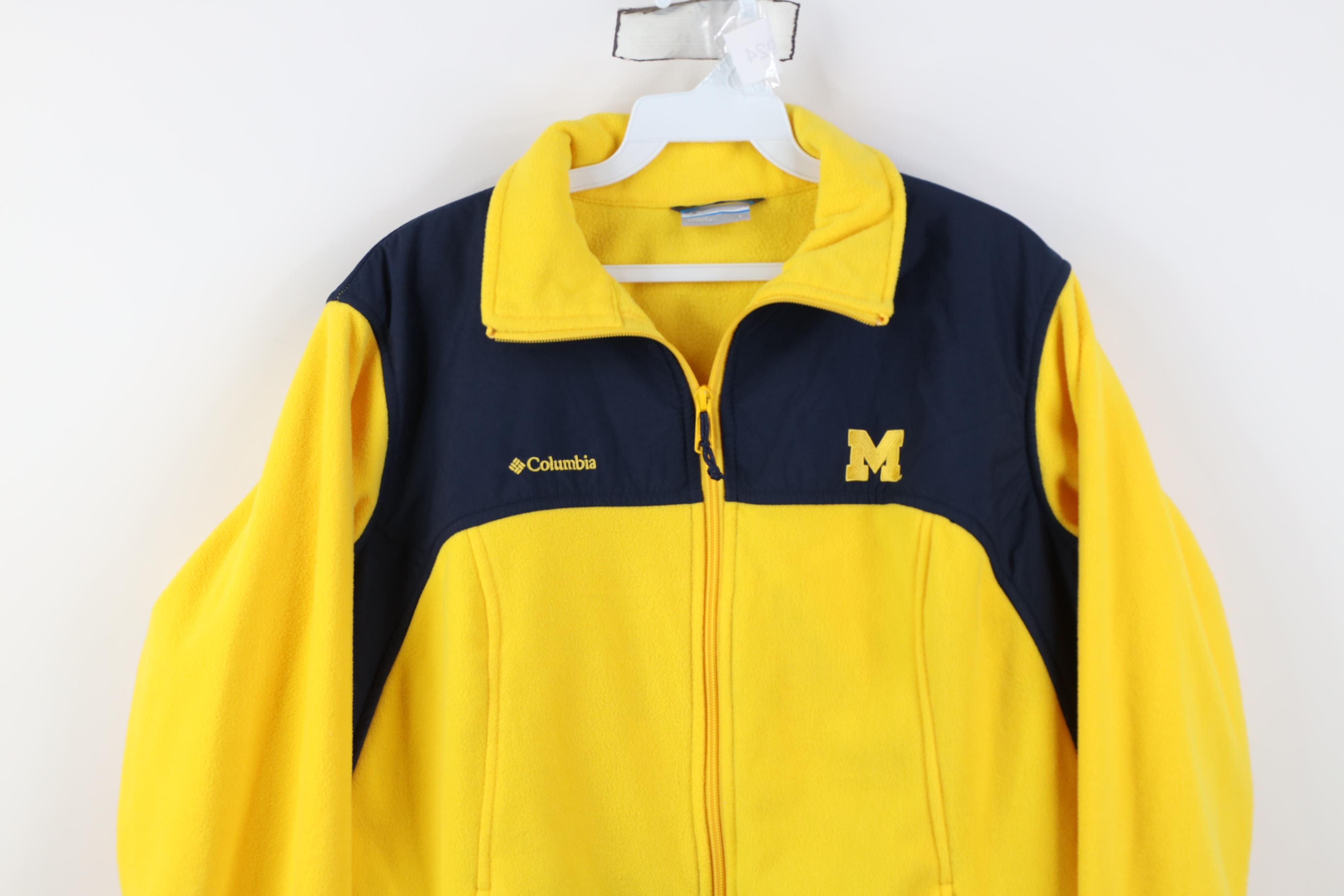 Columbia Columbia Block M University of Michigan Fleece Jacket Maize Size US L / EU 52-54 / 3 - 2 Thumbnail