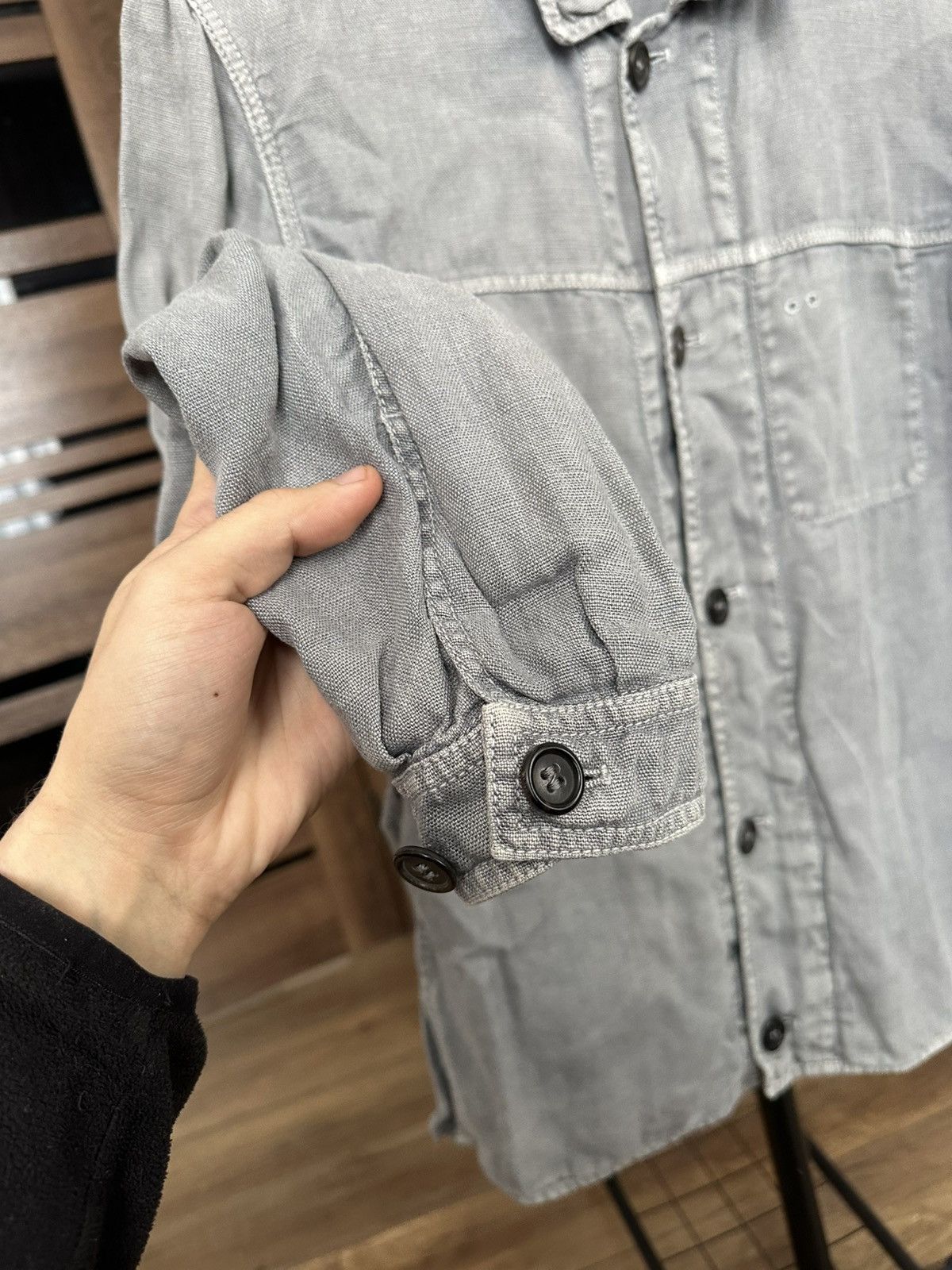 Prada SS 2001 Prada Shirt Overshirt Button Up Long Sleeve Vintage Size US S / EU 44-46 / 1 - 10 Thumbnail