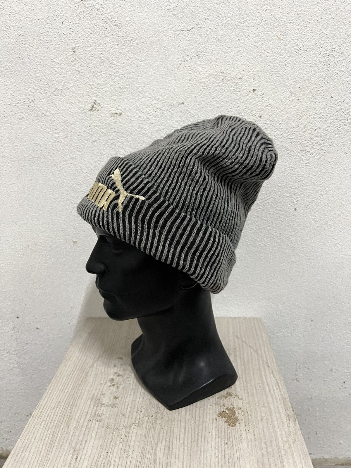 Puma Vintage Puma Spell Out Beanie Hat Size ONE SIZE - 3 Thumbnail