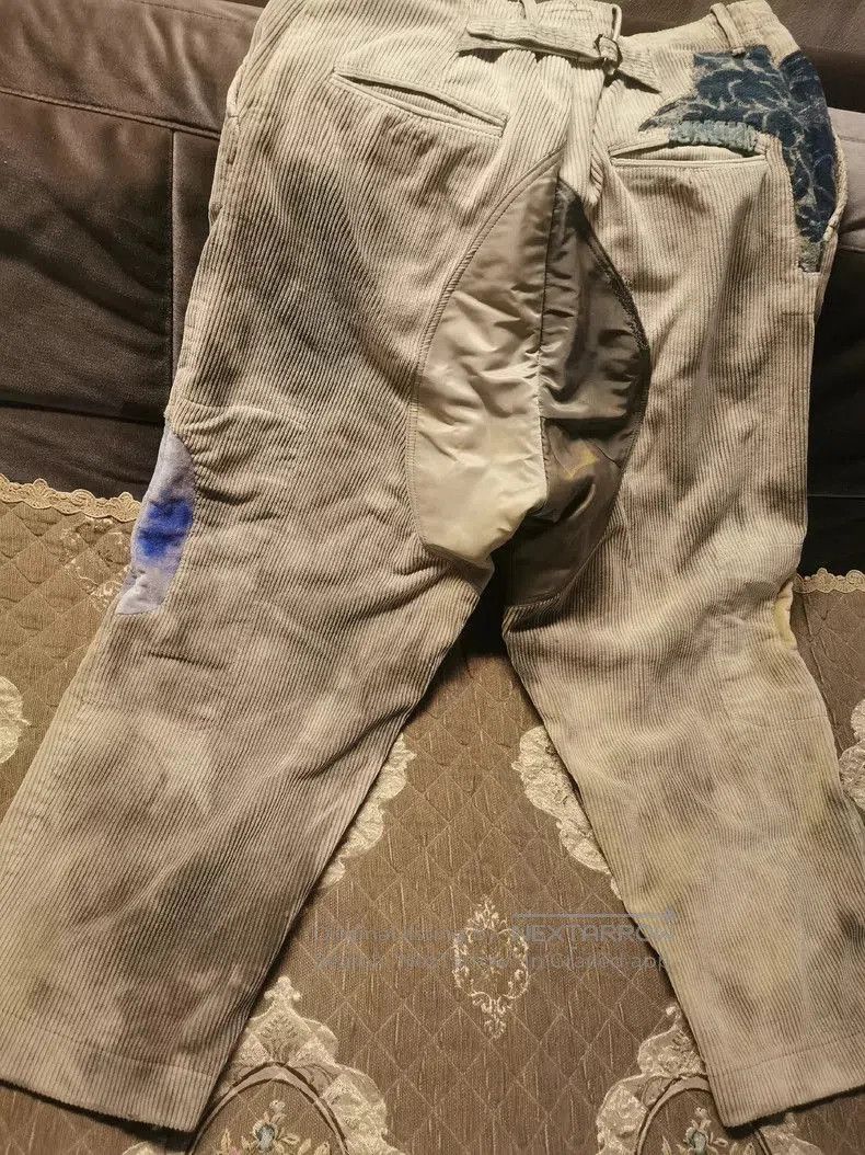 Kapital KAPITAL Heavyweight Corduroy Patchwork Pants . Size US 40 / EU 56 - 4 Thumbnail