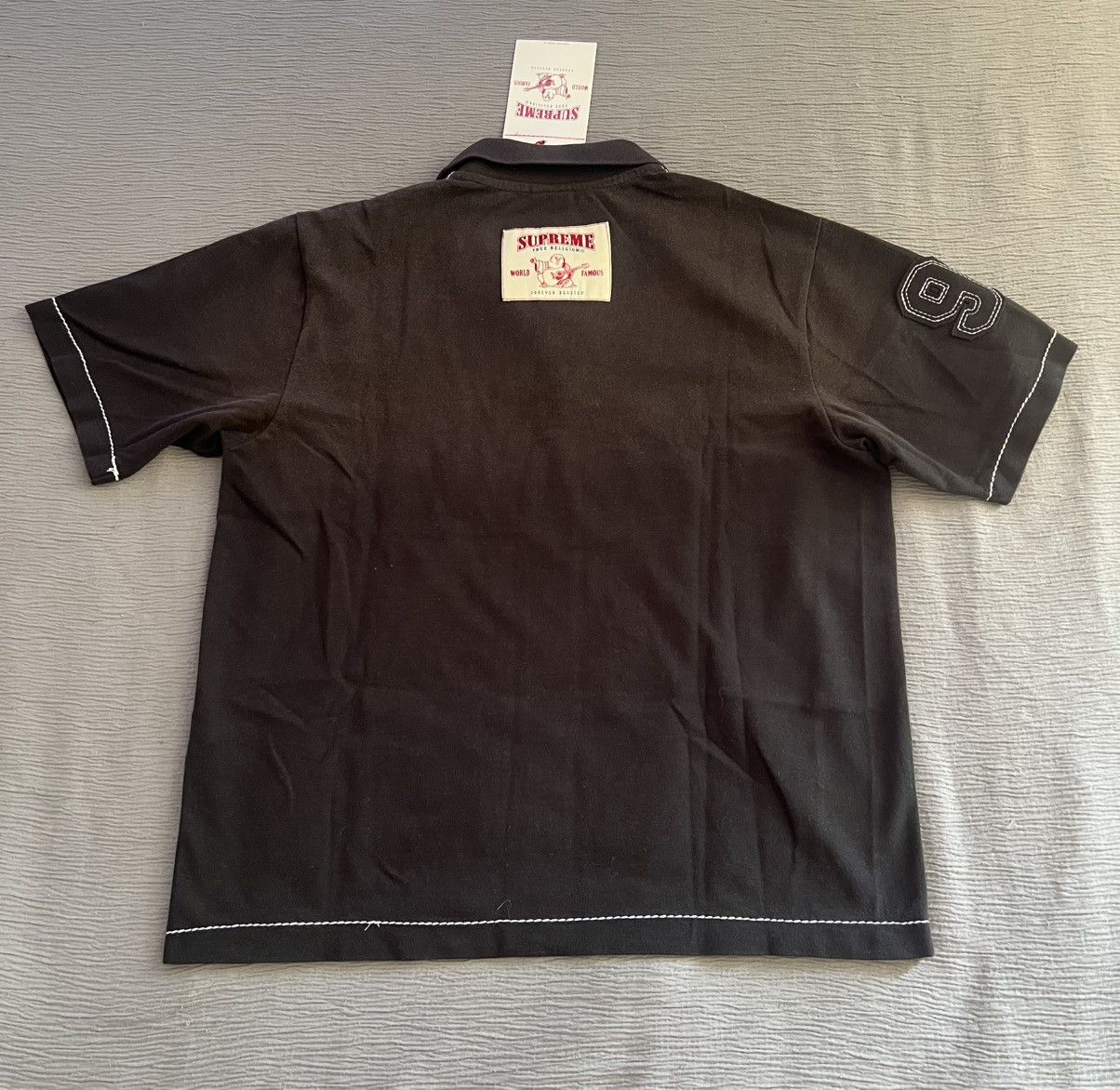 Supreme × True Religion Supreme True Religion Applique Polo Black Size Small Size US S / EU 44-46 / 1 - 2 Thumbnail