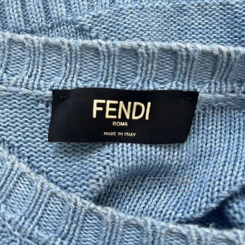 Fendi Fendi Blue XL Summer Men's T-Shirt . Size US XL / EU 56 / 4 - 6 Thumbnail