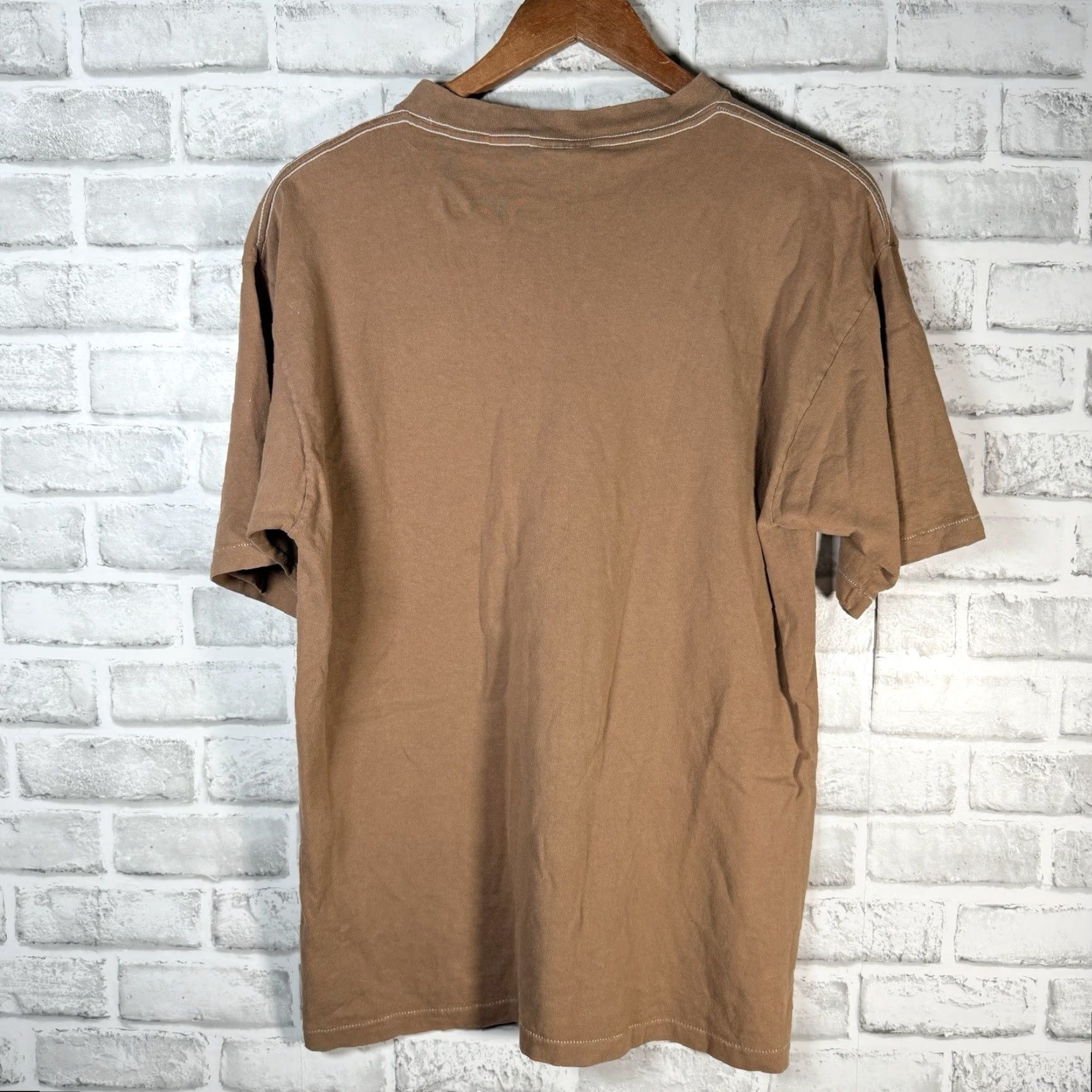 Vintage VINTAGE Belton Winchester Mystery Graphic Tee Shirt USA Large Brown Single Stitch Mens Size US L / EU 52-54 / 3 - 5 Thumbnail