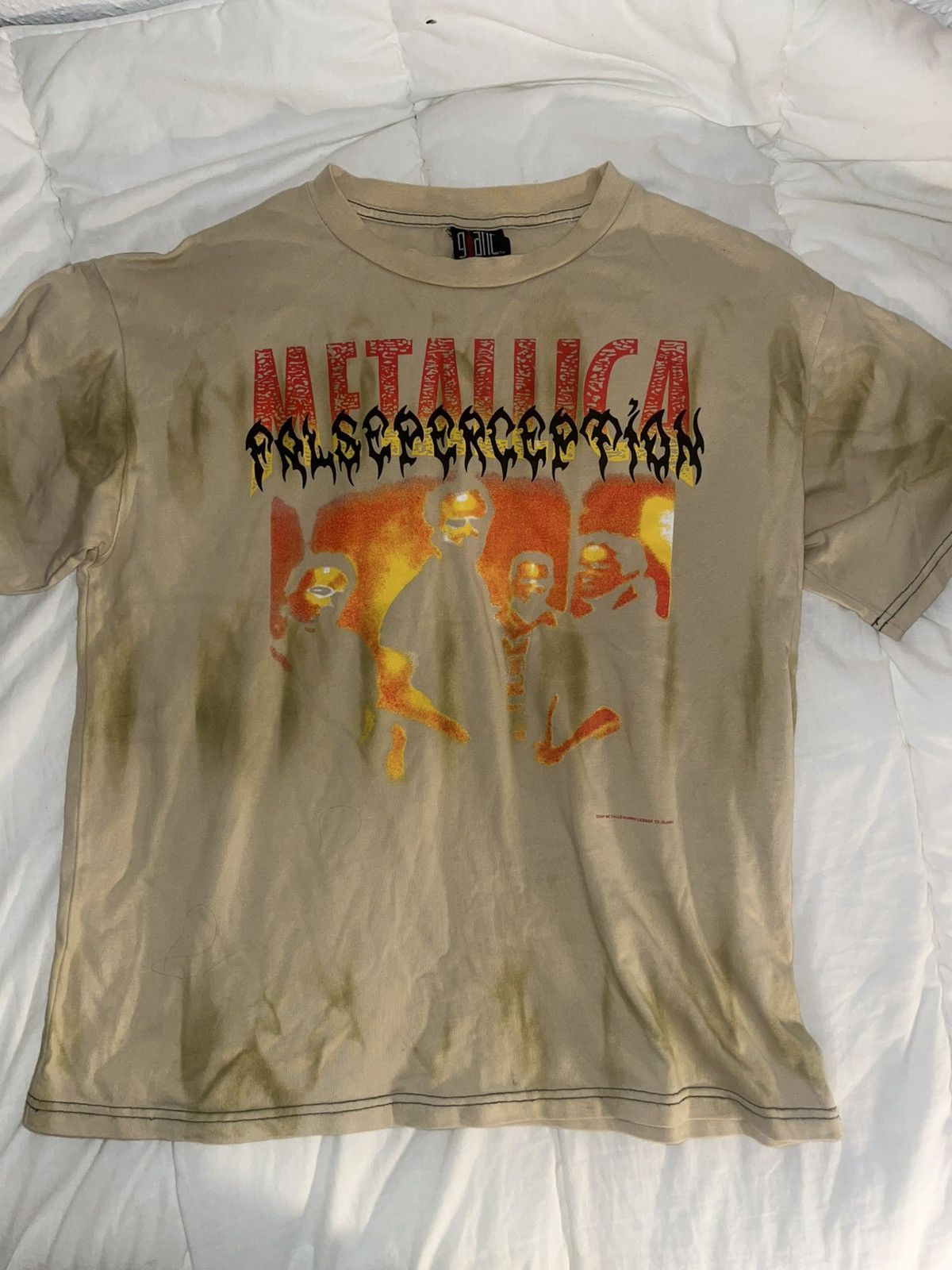 Giant 1998 Tour Tee Giant by Tee Jays Distressed Fade Metallica Size US M / EU 48-50 / 2 - 1 Thumbnail