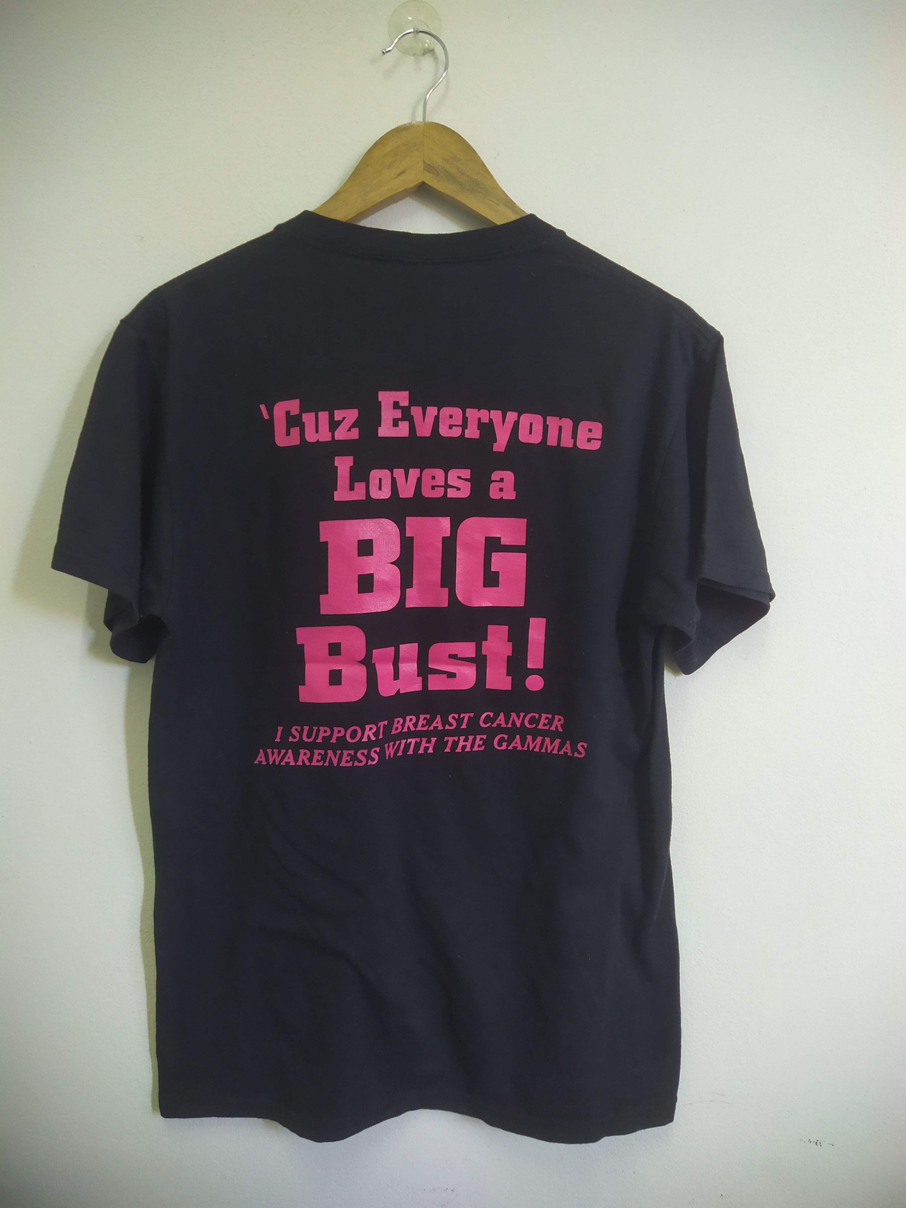 Jerzees "BIG Bust" Funny Breast Cancer Awareness Graphic Tee Size US M / EU 48-50 / 2 - 2 Thumbnail