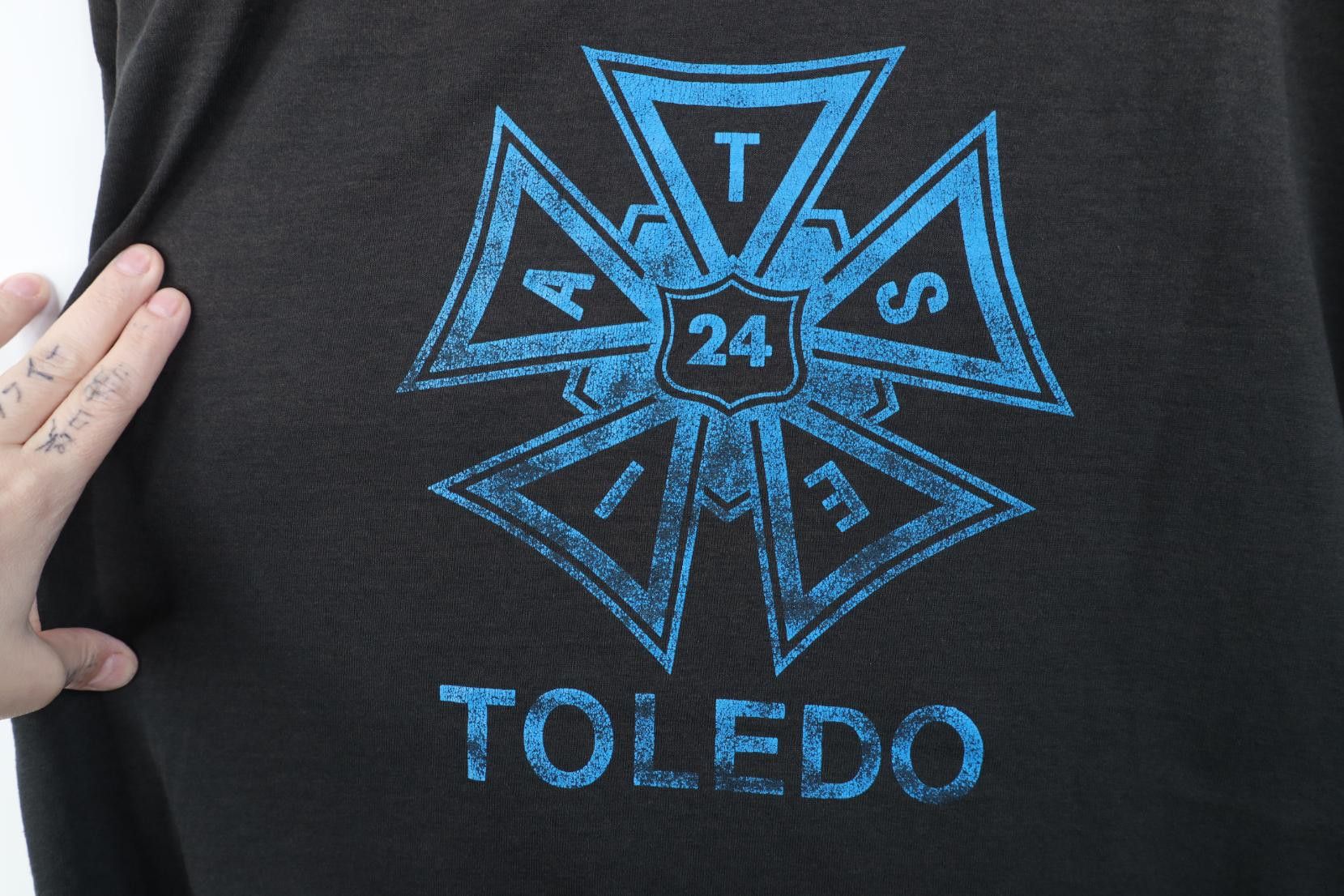 Vintage Vintage 90s Local 24 IATSE Stagehands Toledo T-Shirt USA Size US XL / EU 56 / 4 - 12 Thumbnail