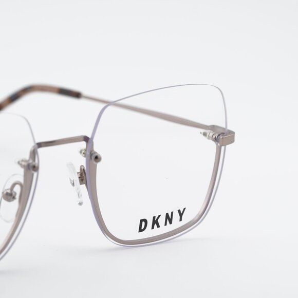 DKNY DKNY DK1001 770 Eyeglasses Rose Gold 54mm Square Frame Size ONE SIZE - 2 Thumbnail