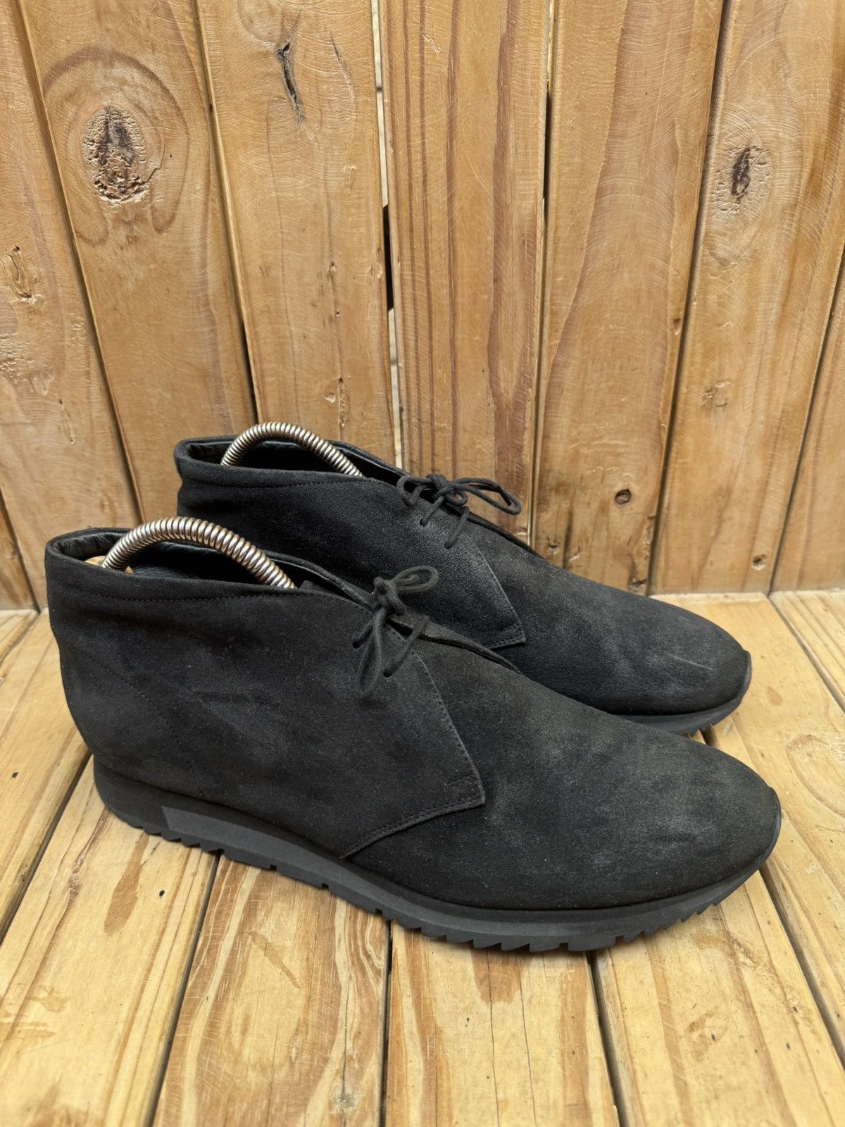 Prada Prada distressed leather Men’s chukka boots SIZE UK 8 US 9 Size US 9 / EU 42 - 18 Thumbnail