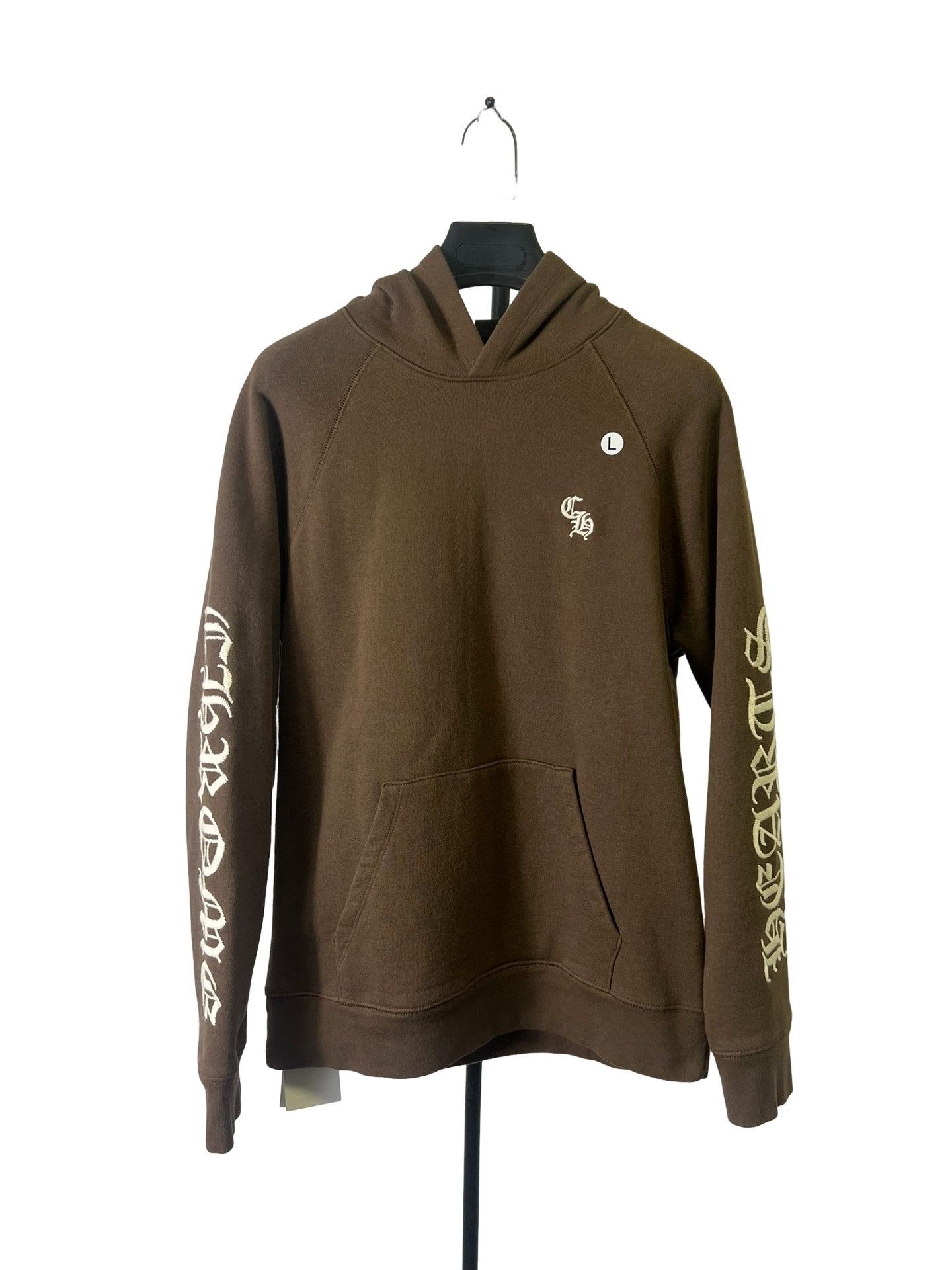 Chrome Hearts Chrome Hearts Brown Sanskrit Sleeve Hoodie L Size US L / EU 52-54 / 3 - 1 Thumbnail