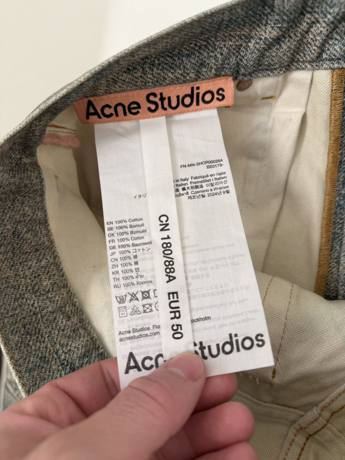 Acne Studios Acne Studios Shorts - Size 50 Size US 34 / EU 50 - 7 Thumbnail