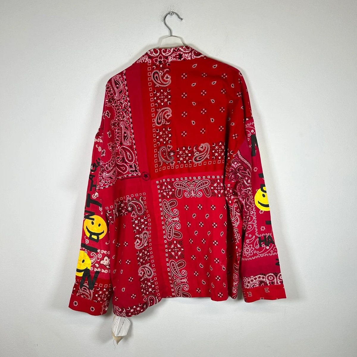 READYMADE Readymade Red Bandana Longsleeve 'Sleeping Shirt' Size US XL / EU 56 / 4 - 2 Thumbnail