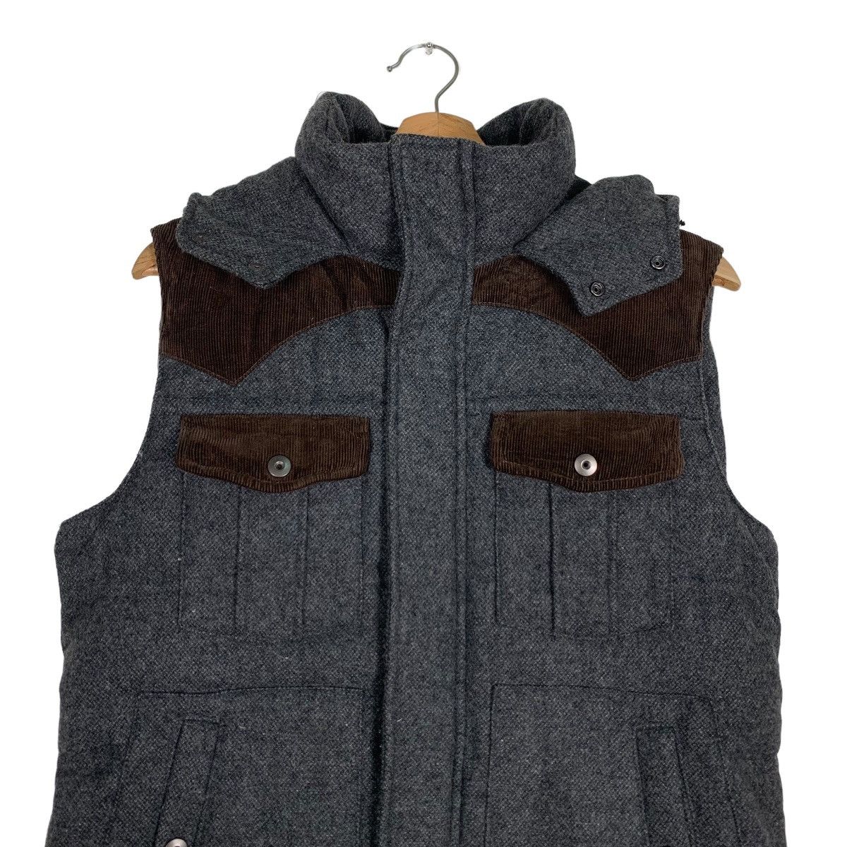 5351 POUR LES HOMMES 5351 Pour Les Hommes Hooded Puffer Vest #0529-C24 Size US M / EU 48-50 / 2 - 2 Thumbnail