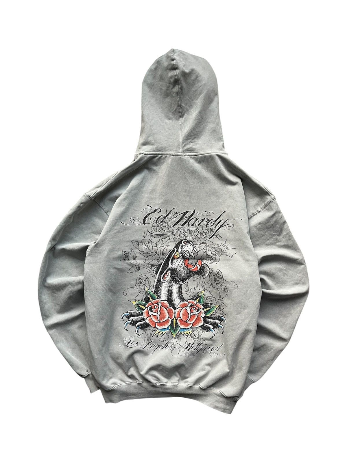 Christian Audigier × Ed Hardy Ed hardy hoodie print y2k boxy cropped streetwear Size US S / EU 44-46 / 1 - 1 Thumbnail