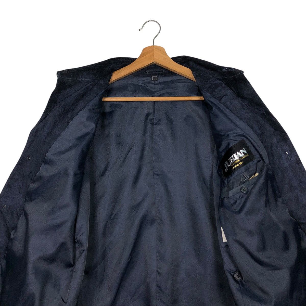 Japanese Brand 📌Vintage Chore Leather Jacket Jubian Blanket Issey Miyake Size US L / EU 52-54 / 3 - 15 Thumbnail