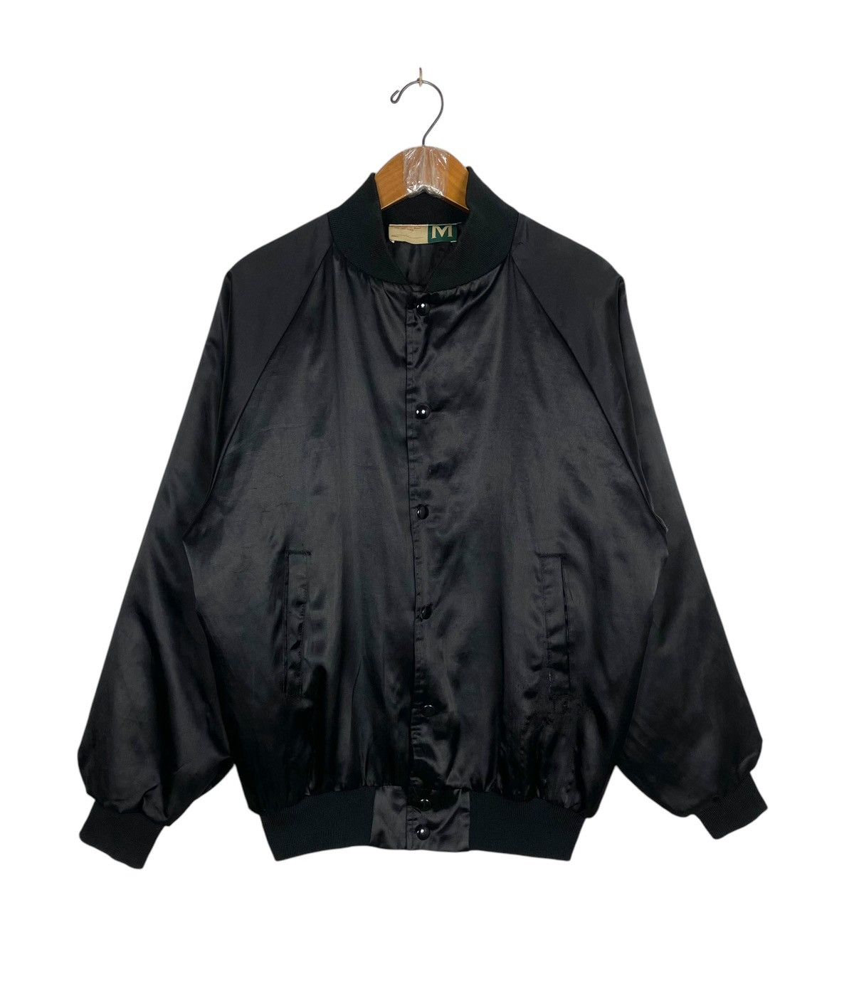 Vintage Vtg United Transport Carriers Satin Bomber Jacket Big Logo Size US M / EU 48-50 / 2 - 3 Thumbnail