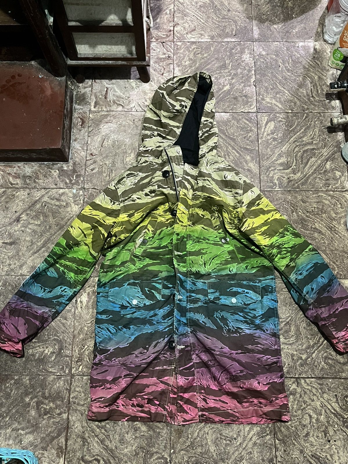 Amiri Amiri Ombre Tiger Long Parka “Multicolor” Size US XS / EU 42 / 0 - 1 Thumbnail