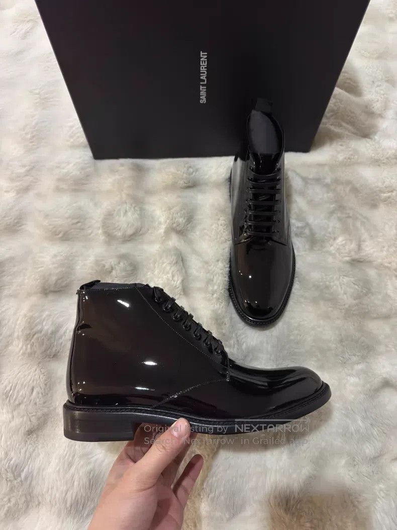 Saint Laurent Paris Saint Laurent Paris Men's Lace-up Boots Size US 7 / EU 40 - 2 Thumbnail
