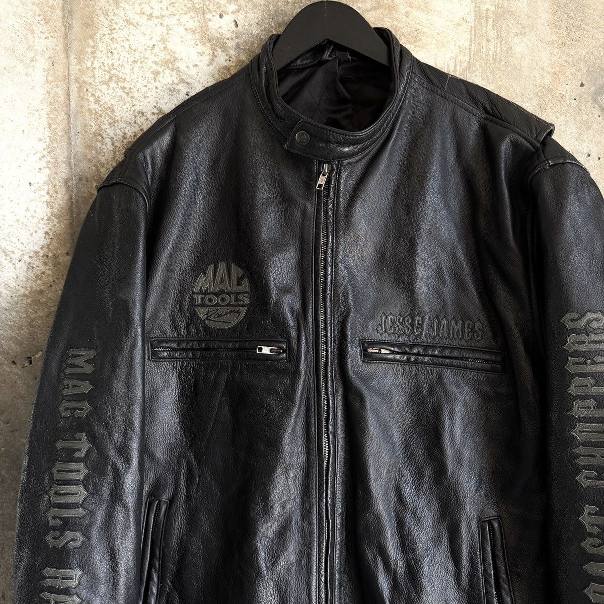 West Coast Choppers Vintage WEST COAST CHOPPERS Jesse James WCC Leather Jacket Size US XL / EU 56 / 4 - 5 Thumbnail