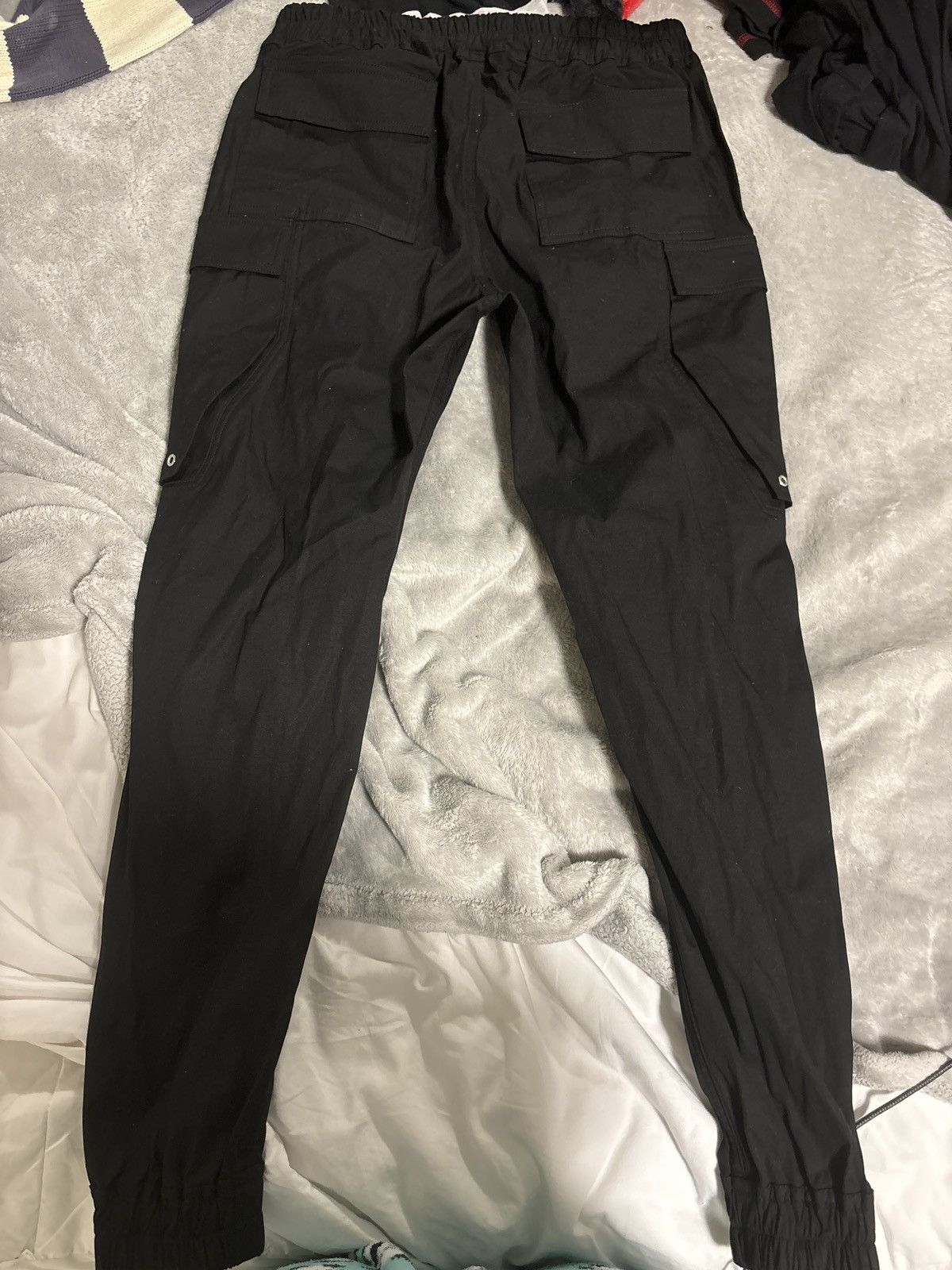 Rick Owens NWT. LARRY F/W 2019 DRAWSTRING CARGO JOGGERS Size US 28 / EU 44 - 2 Thumbnail