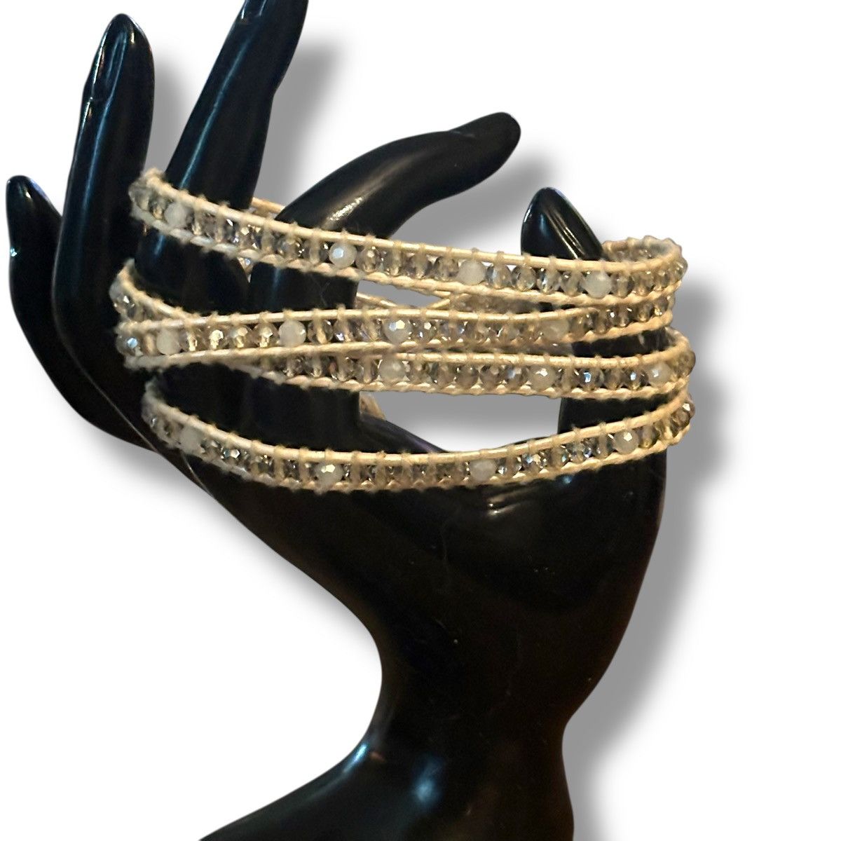 Other Victoria Emerson cream woven bead wrap bracelet Size ONE SIZE - 3 Thumbnail