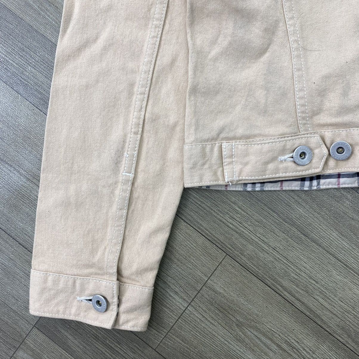 Burberry Vintage Burberry London Nova Check Beige Denim Jacket Luxury Size US S / EU 44-46 / 1 - 16 Thumbnail