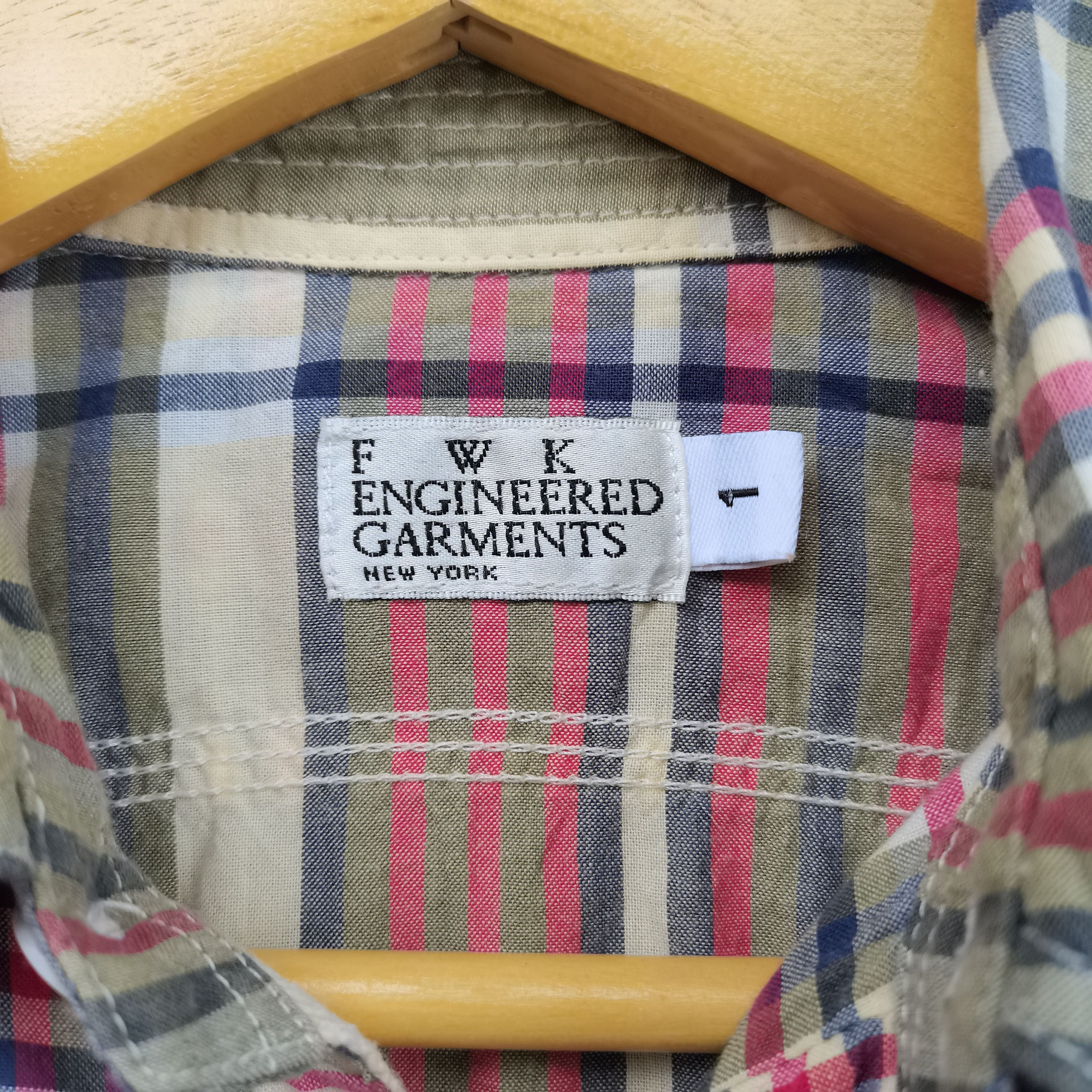 Engineered Garments Vintage Engineered Garments Flannel Button Up Shirt Size US S / EU 44-46 / 1 - 6 Thumbnail