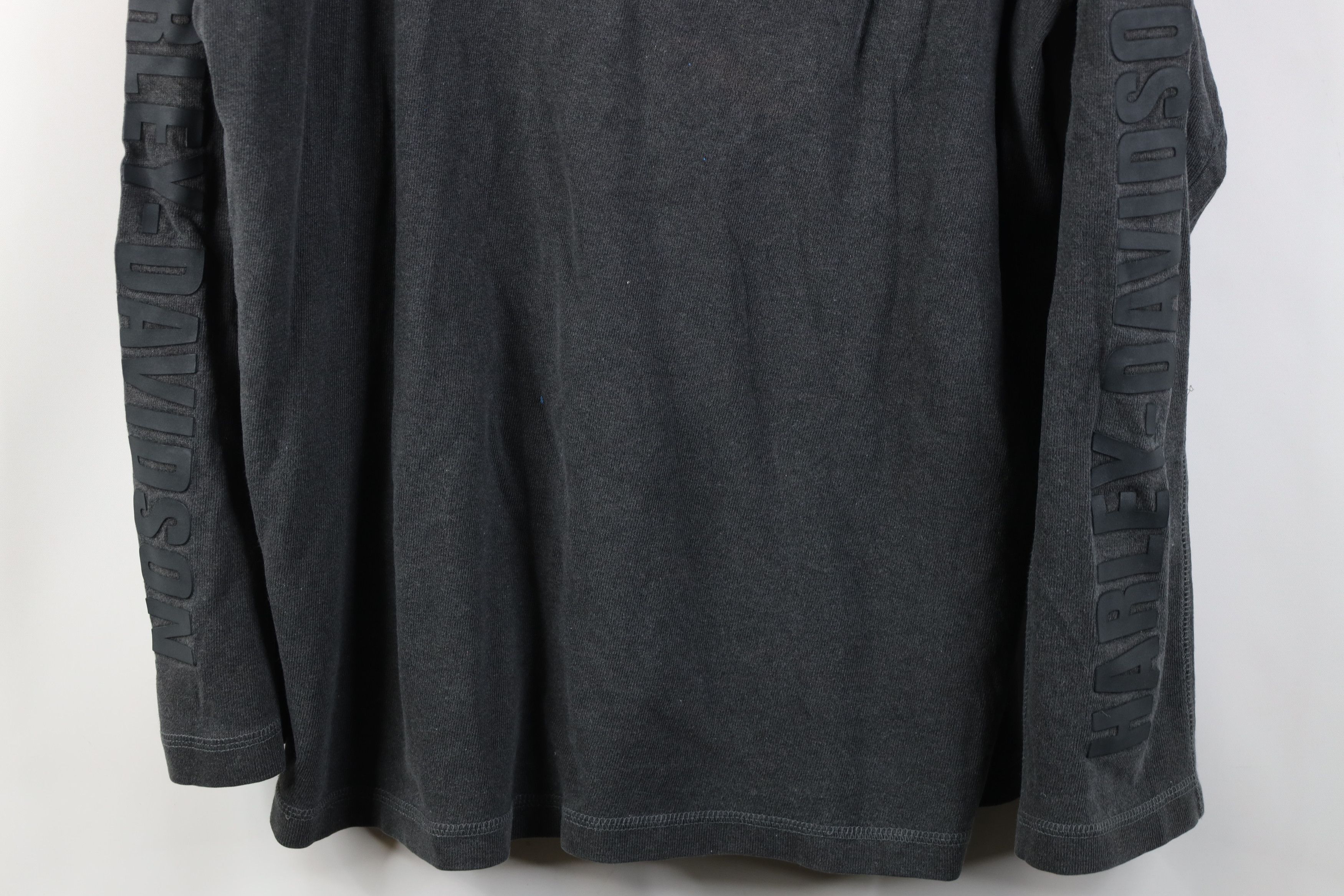 Harley Davidson Vintage 90s Harley Davidson Heavy Knit Long Sleeve T-Shirt Size US L / EU 52-54 / 3 - 3 Thumbnail