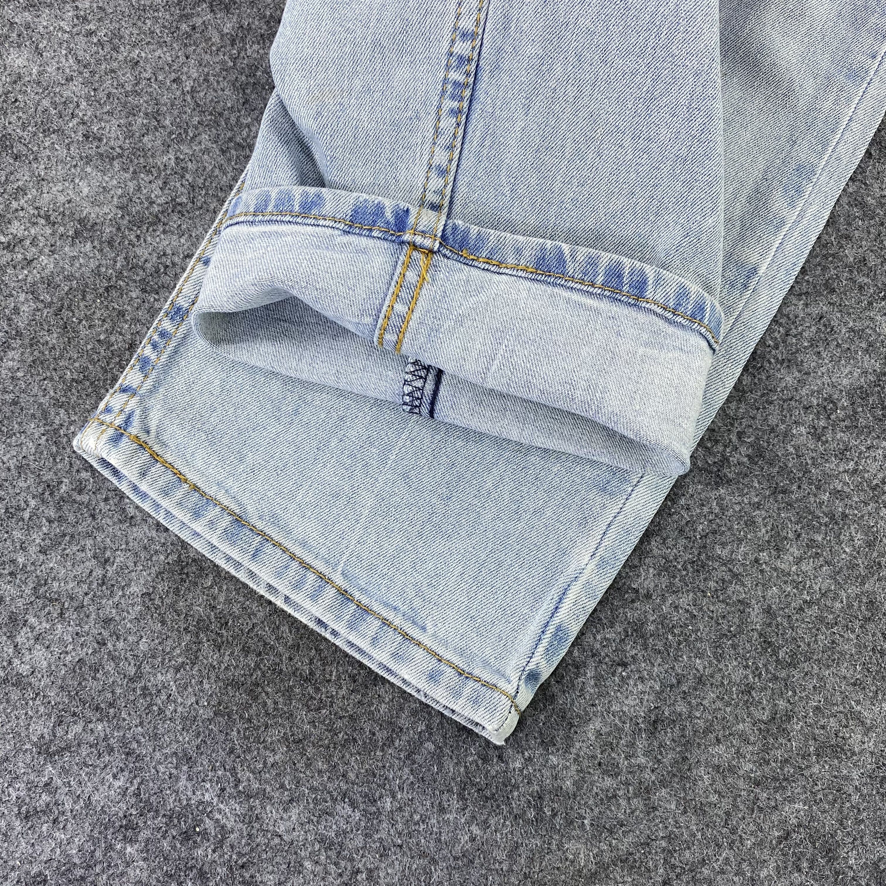Levi's Levi's 502 Painted Light Blue Wash Jeans-J1146 Size US 38 / EU 54 - 13 Thumbnail