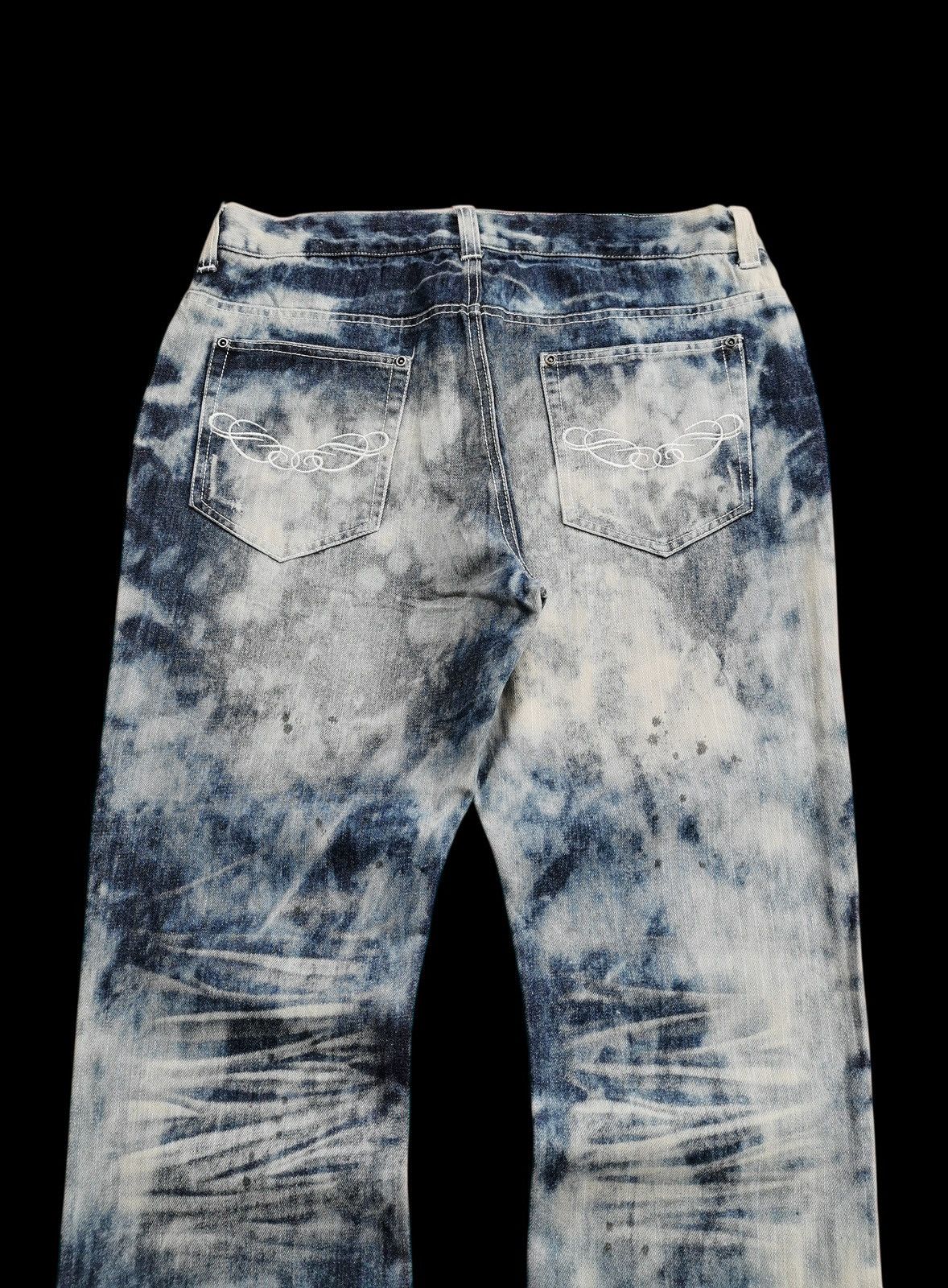 In The Attic In The Attic Acidwash Denim Jeans Size US 33 - 6 Thumbnail