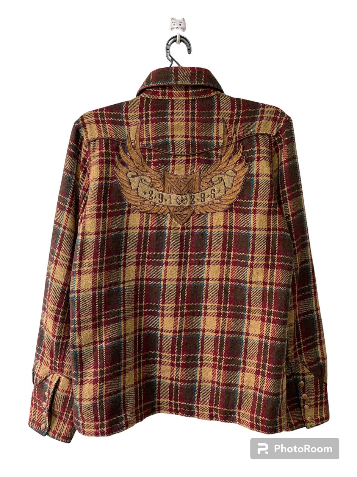 291295=Homme Japan Brand 291295=Homme Cowboycore Wool Flannel Size US M / EU 48-50 / 2 - 2 Thumbnail