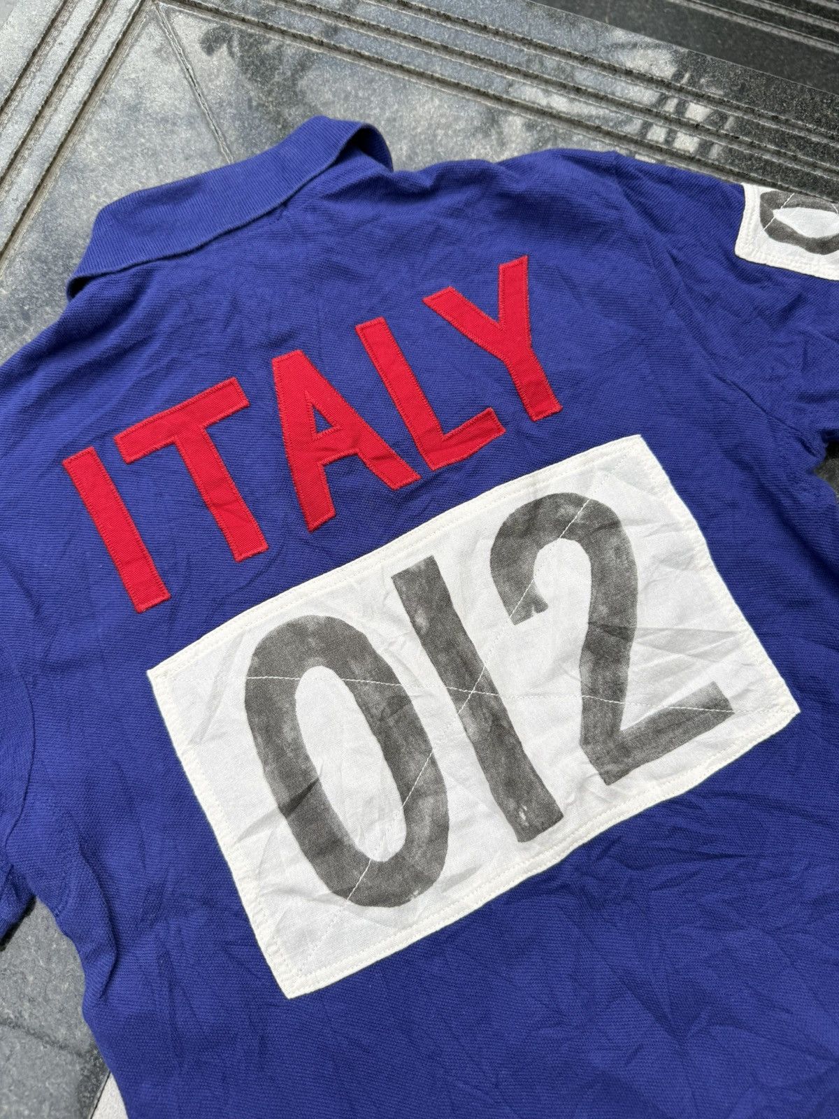 Polo Ralph Lauren 90’s POLO RL RUGBY RARE MULTI BRITAIN ITALIANLOGO Y2K TSHIRT Size US S / EU 44-46 / 1 - 8 Thumbnail