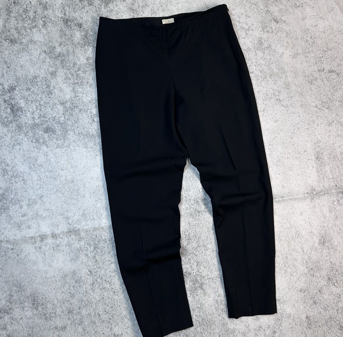 Brunello Cucinelli Brunello Cucinelli Wool Cotton Pants Chino pleated Size 34" / US 12 / IT 48 - 1 Thumbnail