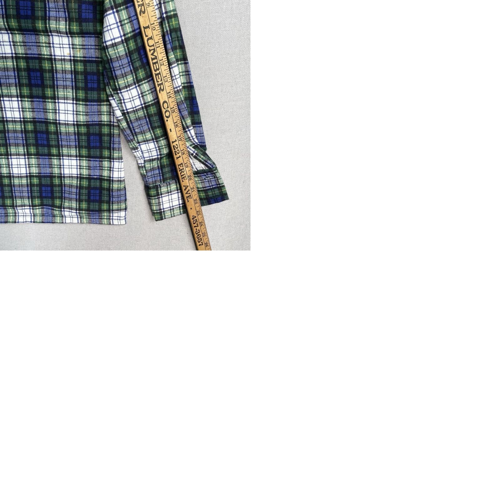 Vintage VINTAGE Montgomery Ward Flannel Shirt Mens XS Blue Cotton Plaid 70s 70s Printed Button-Up Long Sleeve Size US XS / EU 42 / 0 - 10 Thumbnail
