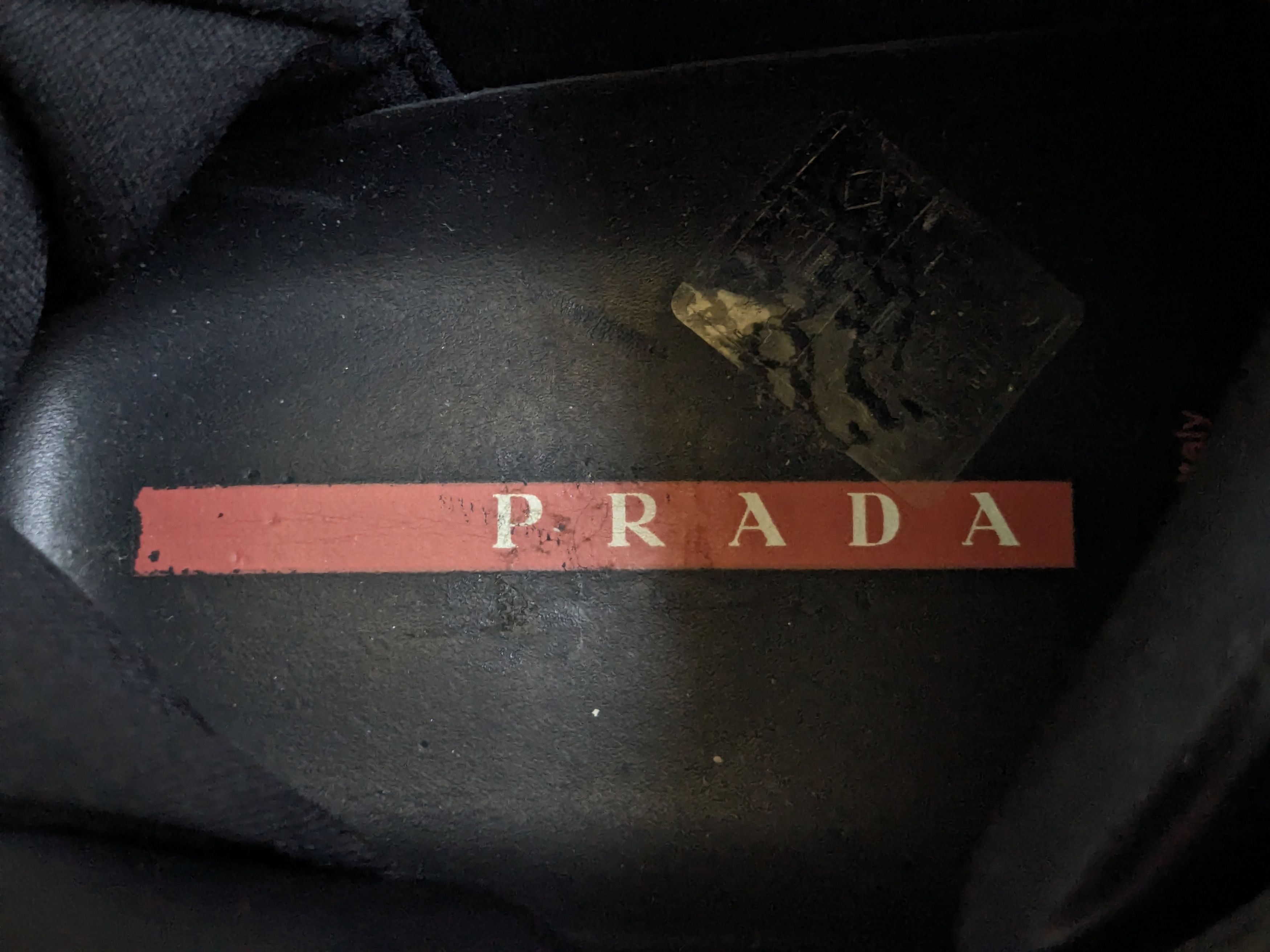 Prada Prada Sneakers Black 11 Low Tops Leather Vibram Size US 11 / EU 44 - 6 Thumbnail