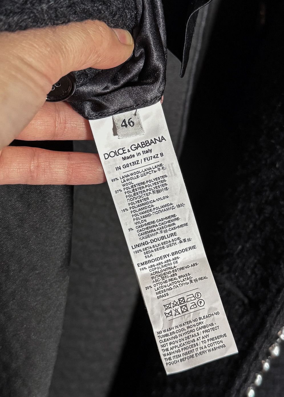 Dolce & Gabbana Dolce & Gabbana FW21 Runway Metal Pearls Tweed Coat Size US S / EU 44-46 / 1 - 11 Thumbnail