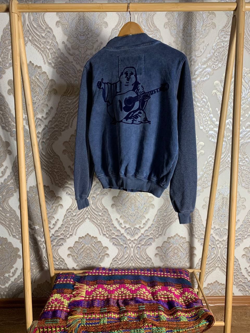 True Religion × Vintage VERY RARE TRUE RELIGION BOMBER JACKET BIG LOGO JAPAN STYLE Size US S / EU 44-46 / 1 - 12 Thumbnail