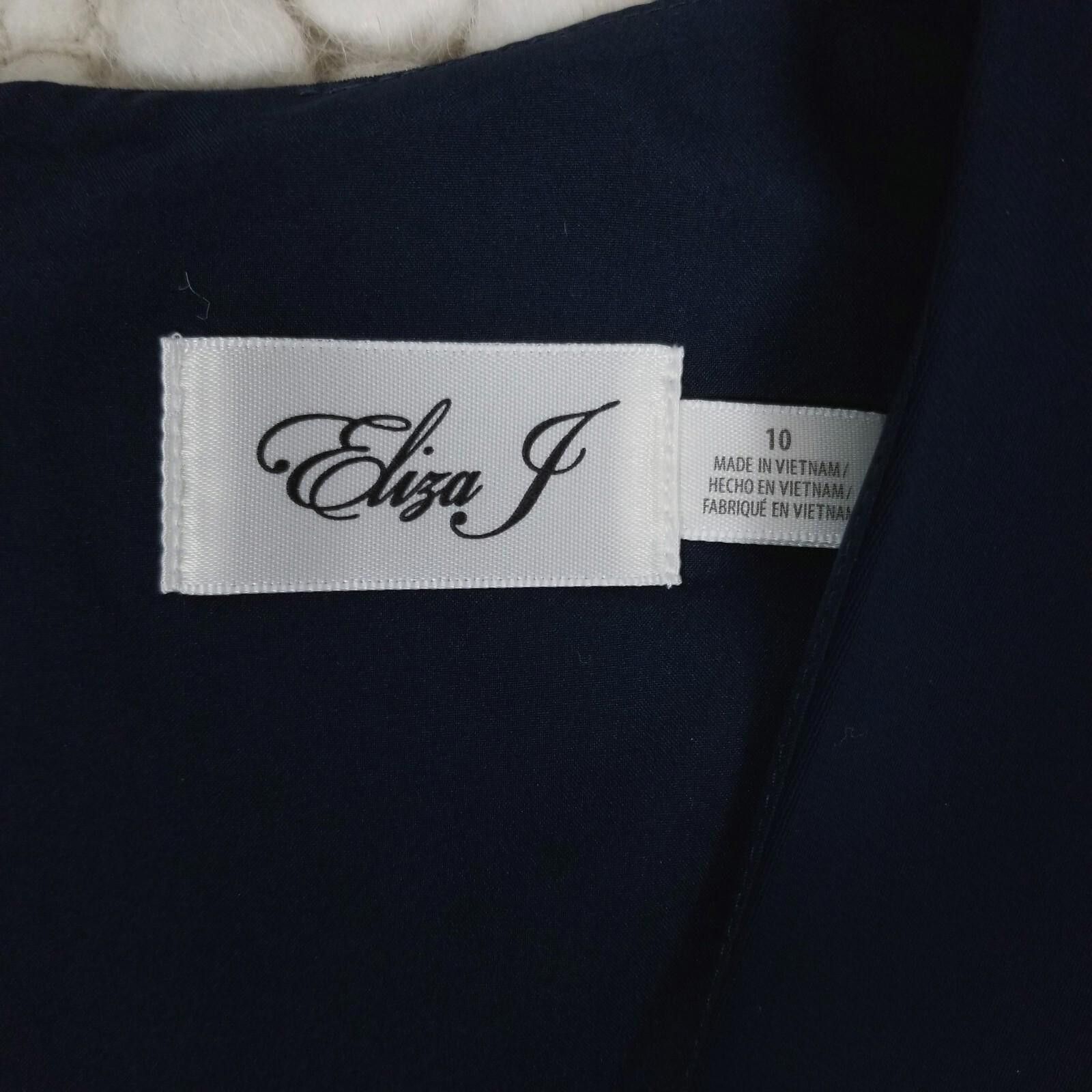 Other NWT Eliza J Flutter Sleeve Crepe Wide Leg Jumpsuit Sz 10 Size 32" / US 10 / IT 46 - 9 Thumbnail