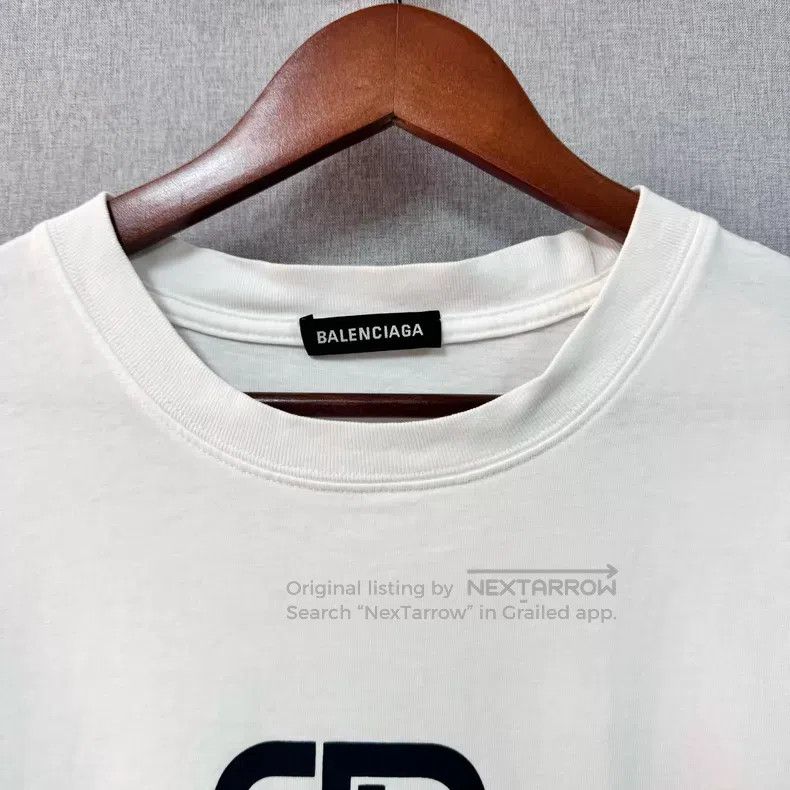 Balenciaga Balenciaga Buckle Double Ring Short Sleeve Size US S / EU 44-46 / 1 - 4 Thumbnail