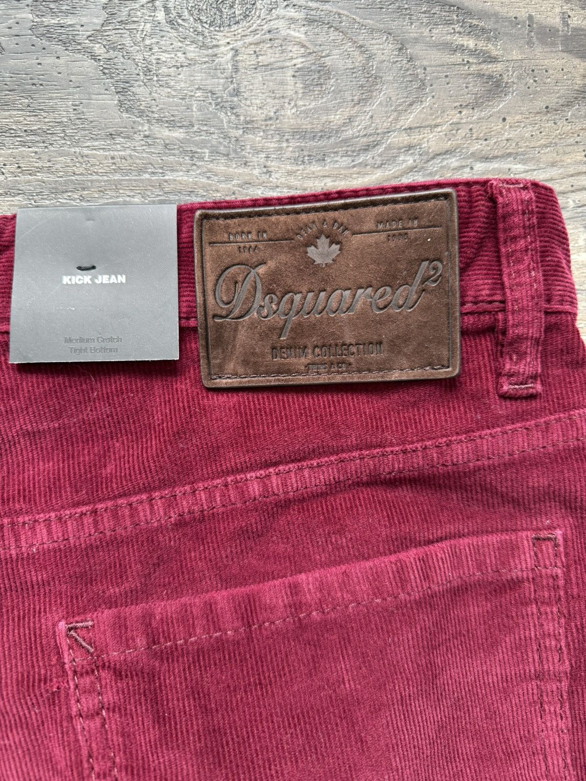 Dsquared2 NWT - Dsquared2 Corduroy Repaired trousers Size 30" / US 8 / IT 44 - 7 Thumbnail